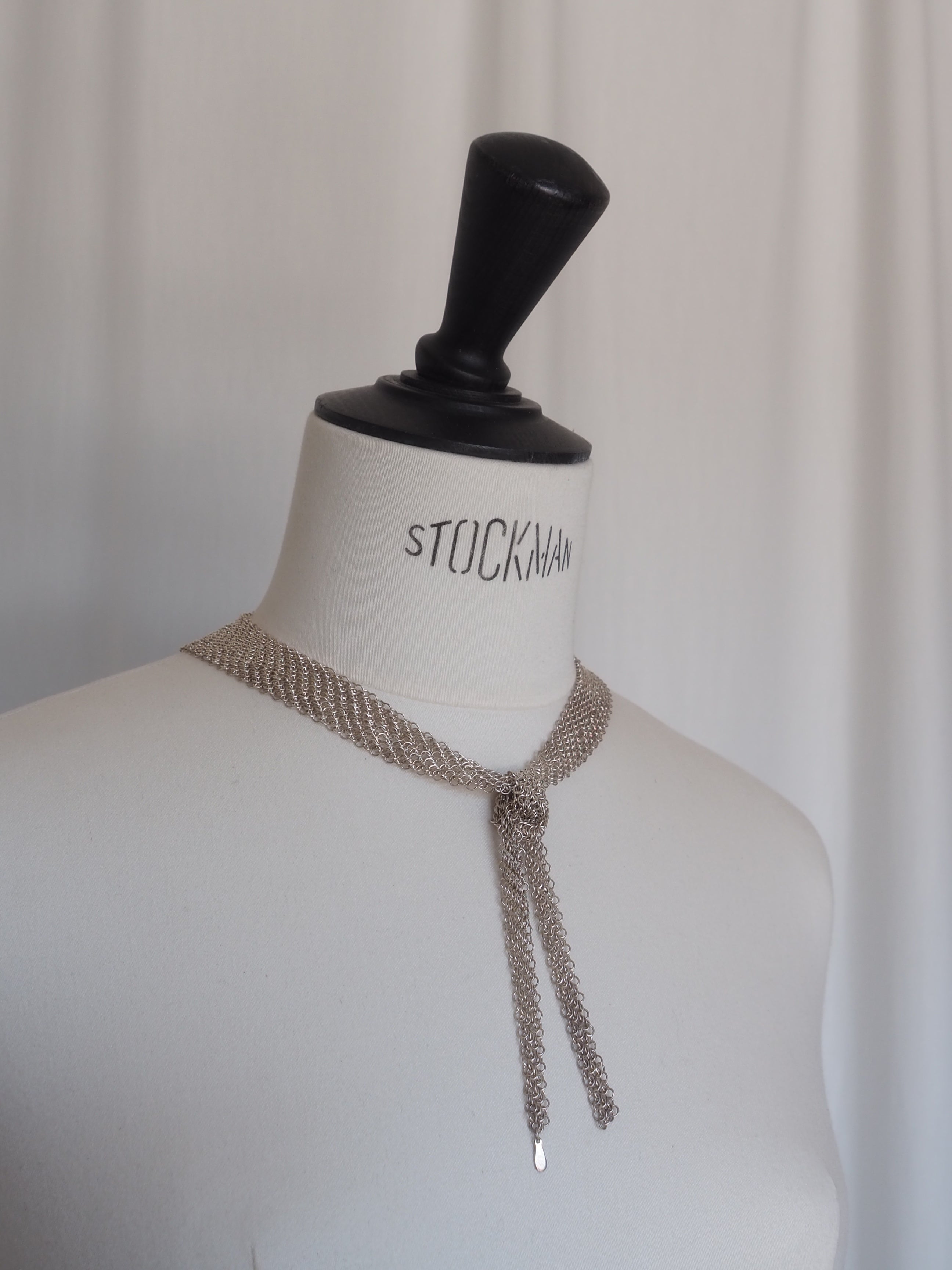 Tiffany & Co. Mesh Tie Necklace