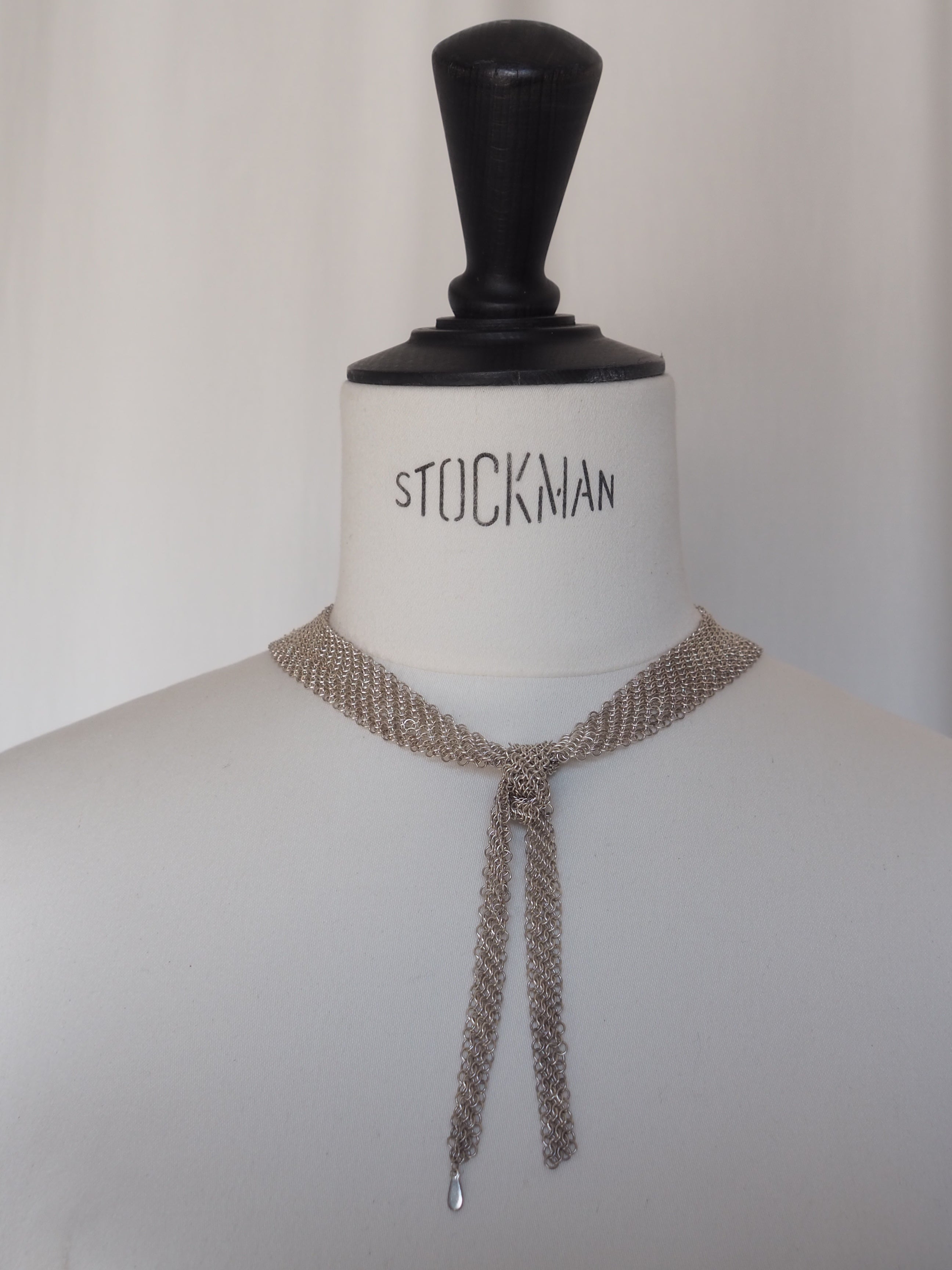 Tiffany & Co. Mesh Tie Necklace