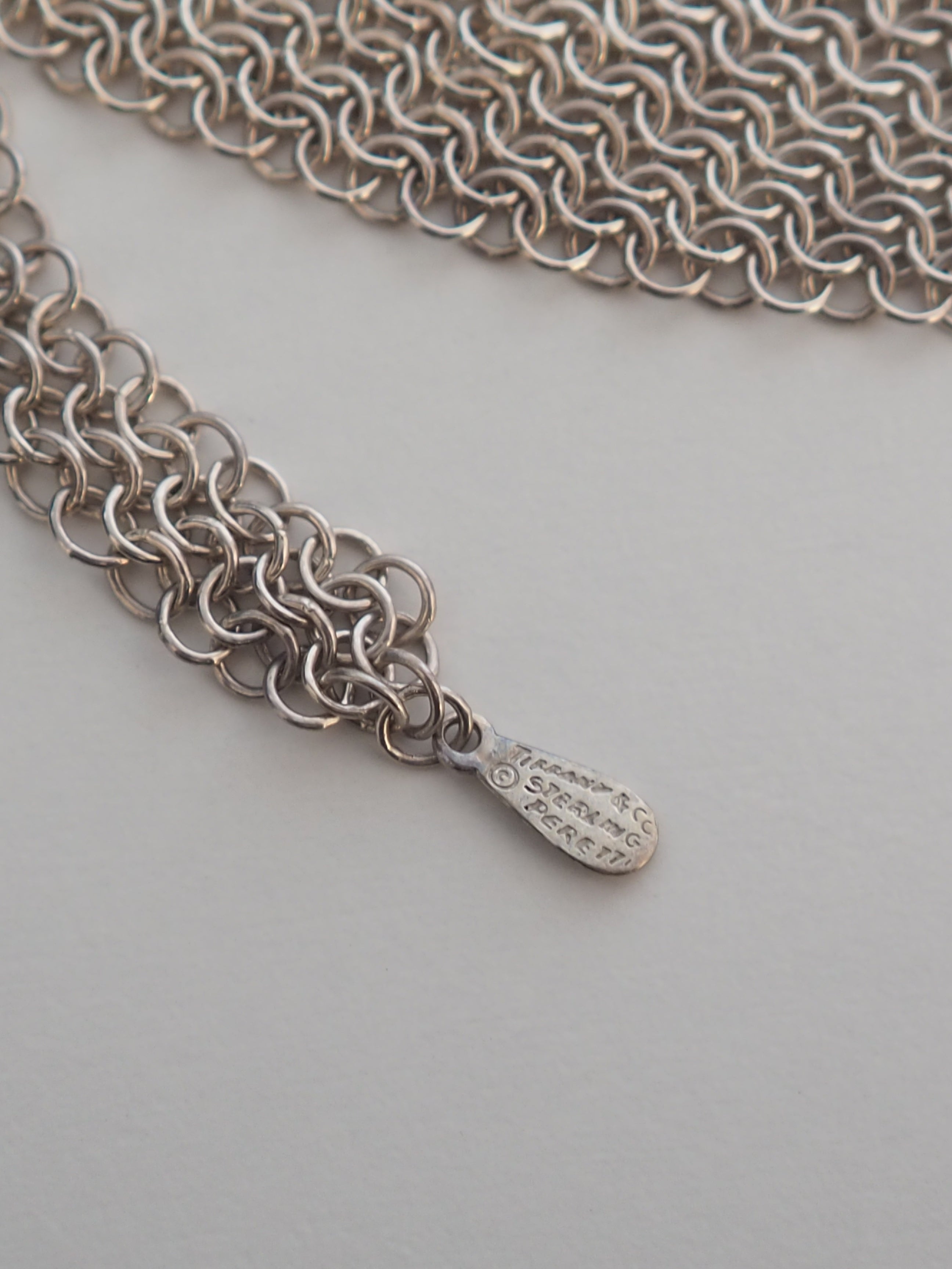 Tiffany & Co. Mesh Tie Necklace
