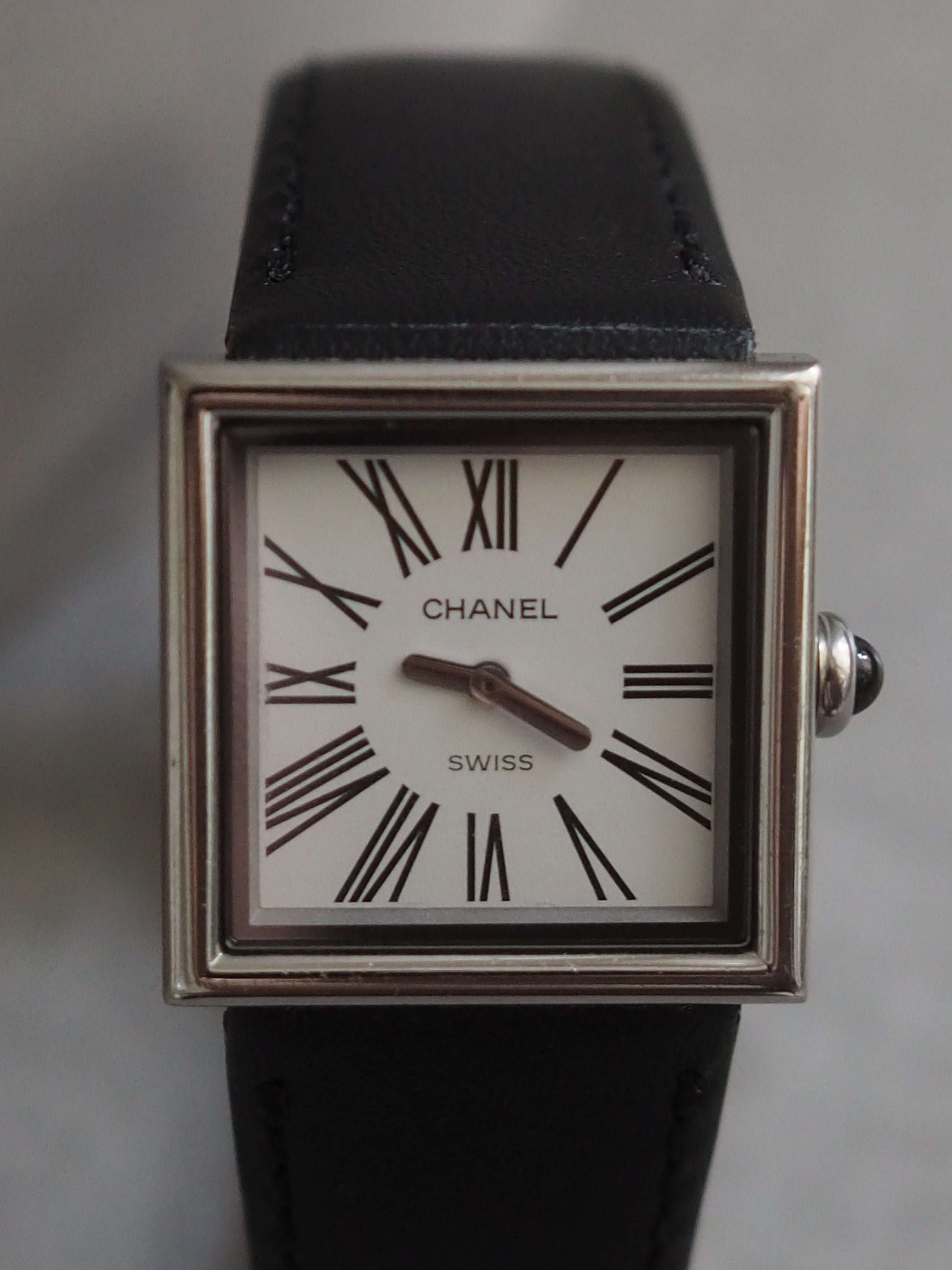 CHANEL シャネル マドモアゼル ウォッチ 腕時計 シルバー ブラック