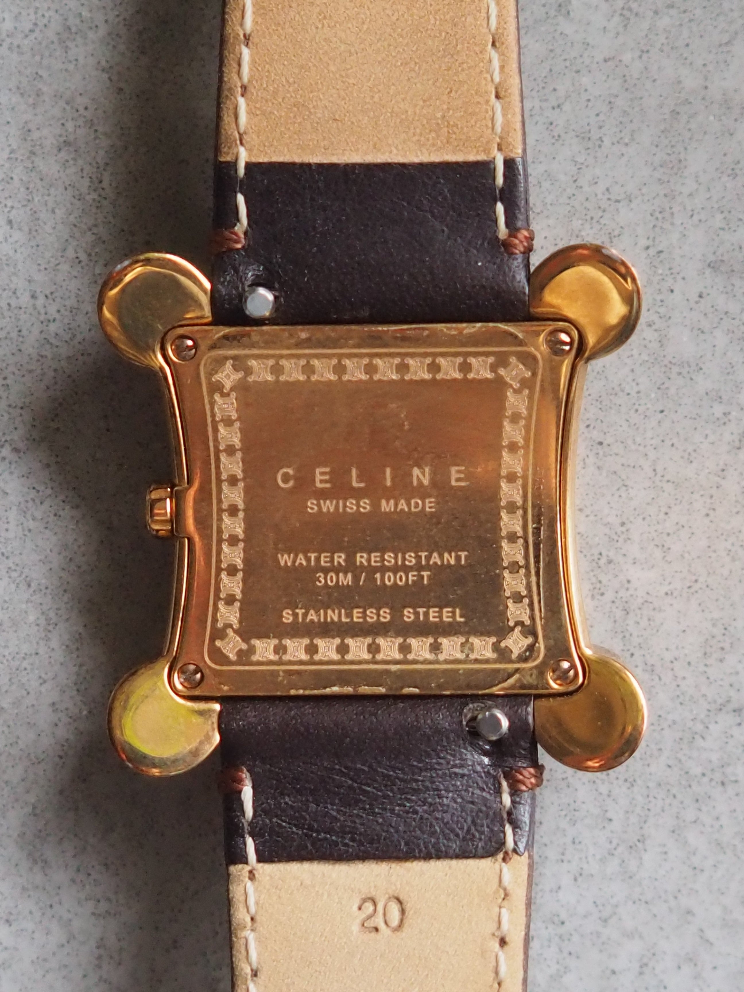 CELINE セリーヌ トリオンフ マカダム フェイス ウォッチ 腕時計