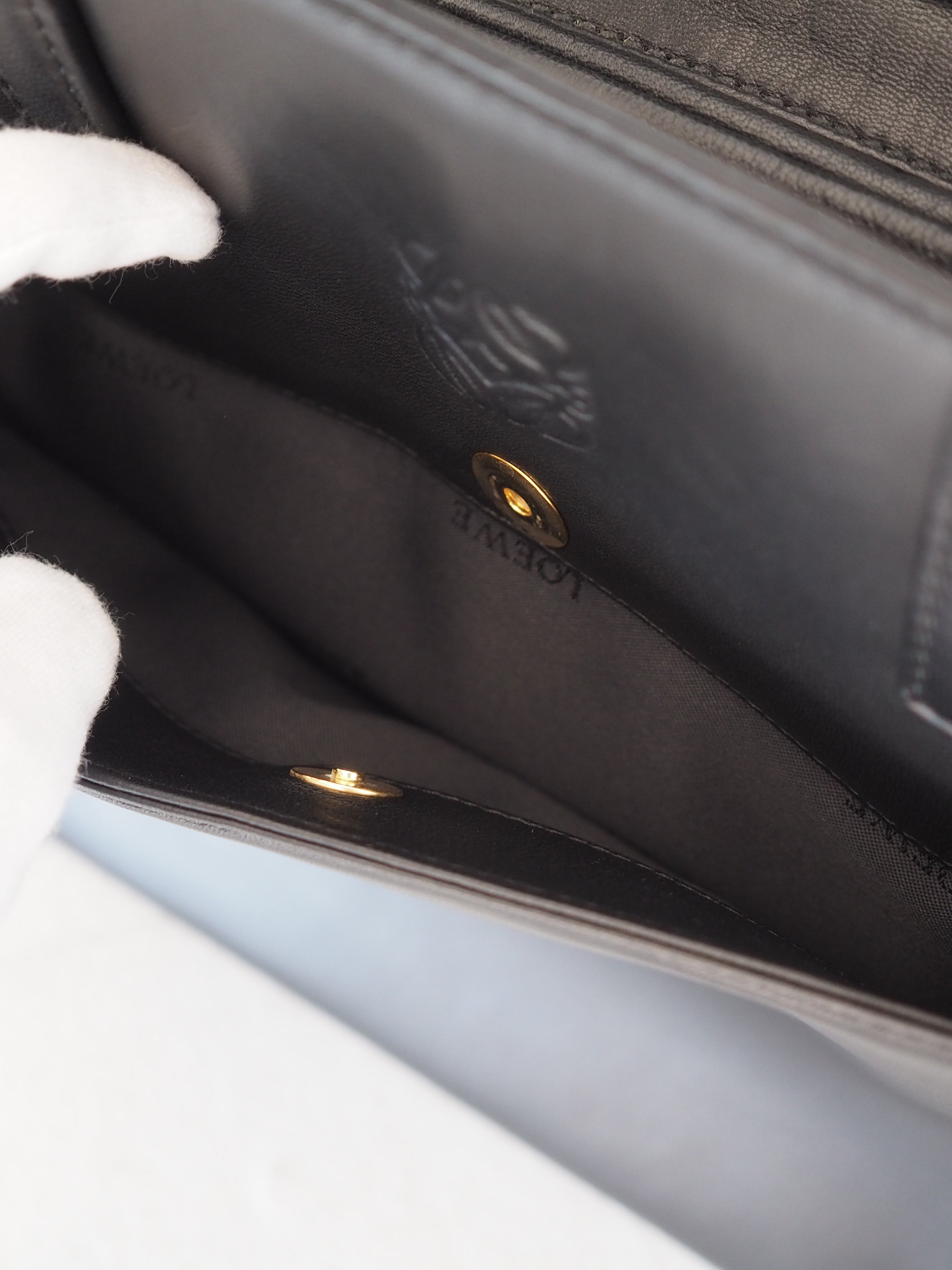 LOEWE ロエベ アナグラム 2way ハンド ショルダーバッグ ナッパレザー