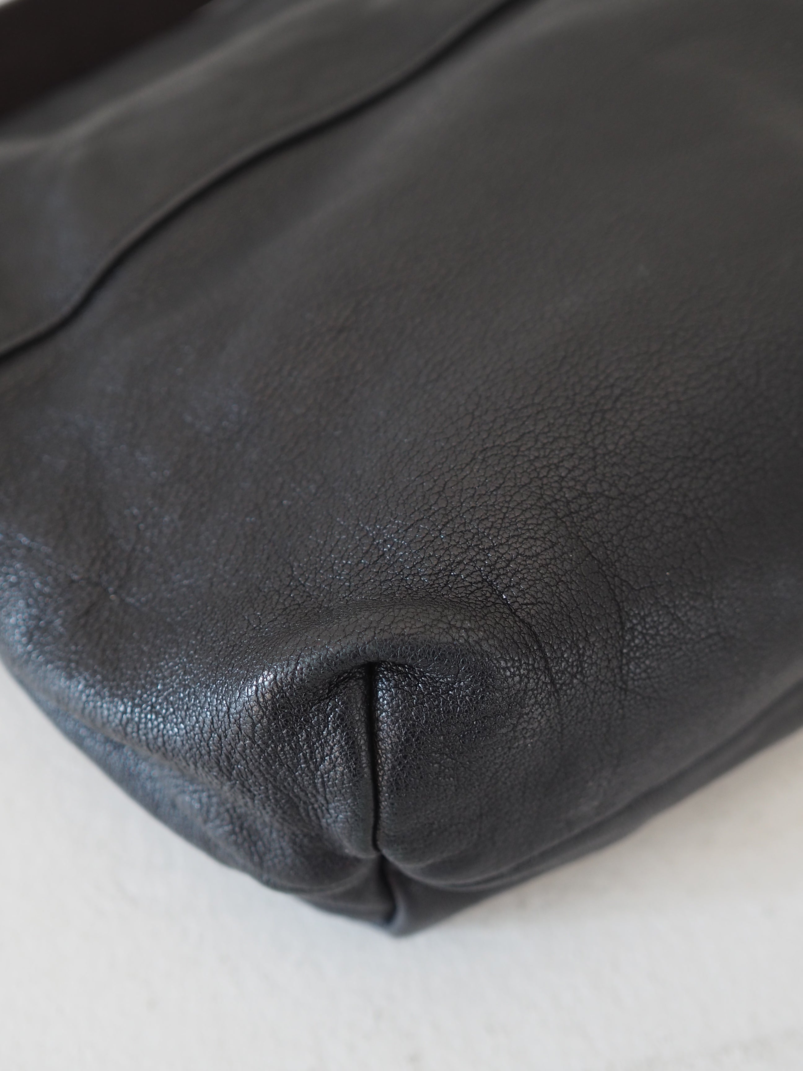 CELINE セリーヌ ショルダー バッグ フィービー期 ブラック ファー