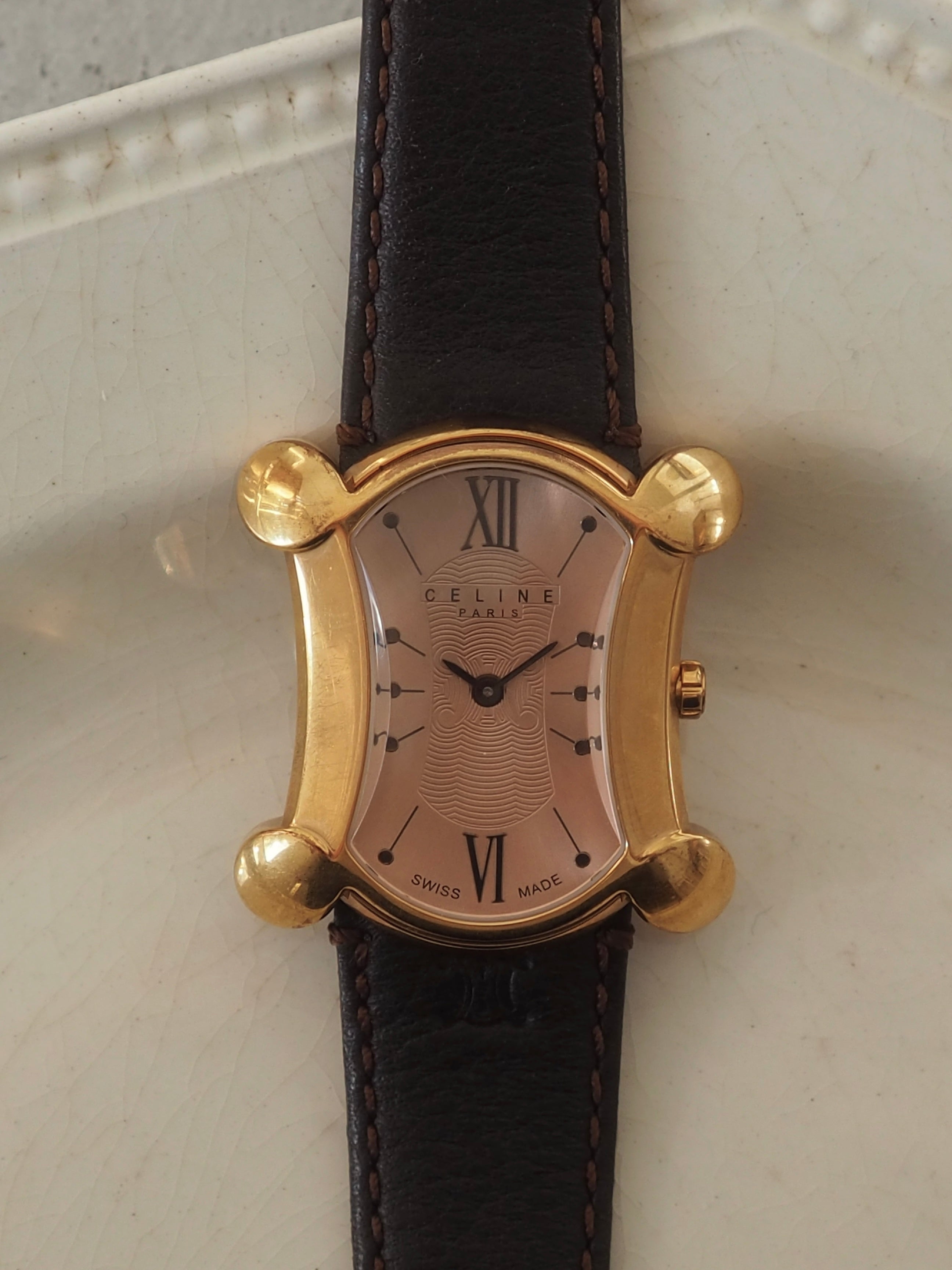 CELINE Triomphe Face Watch