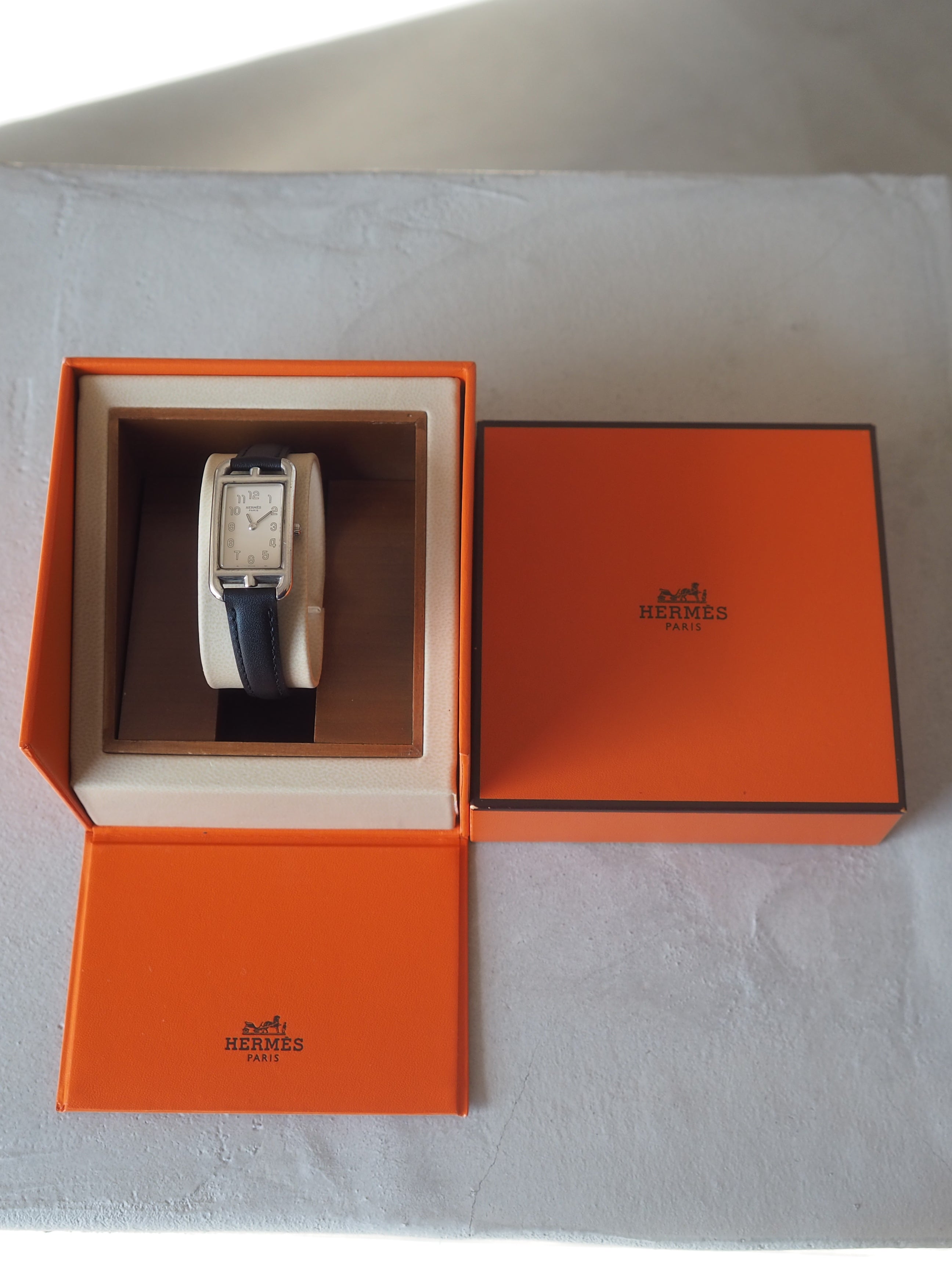 HERMES エルメス ケープコッド ナンタケットウォッチ 腕時計 シルバー