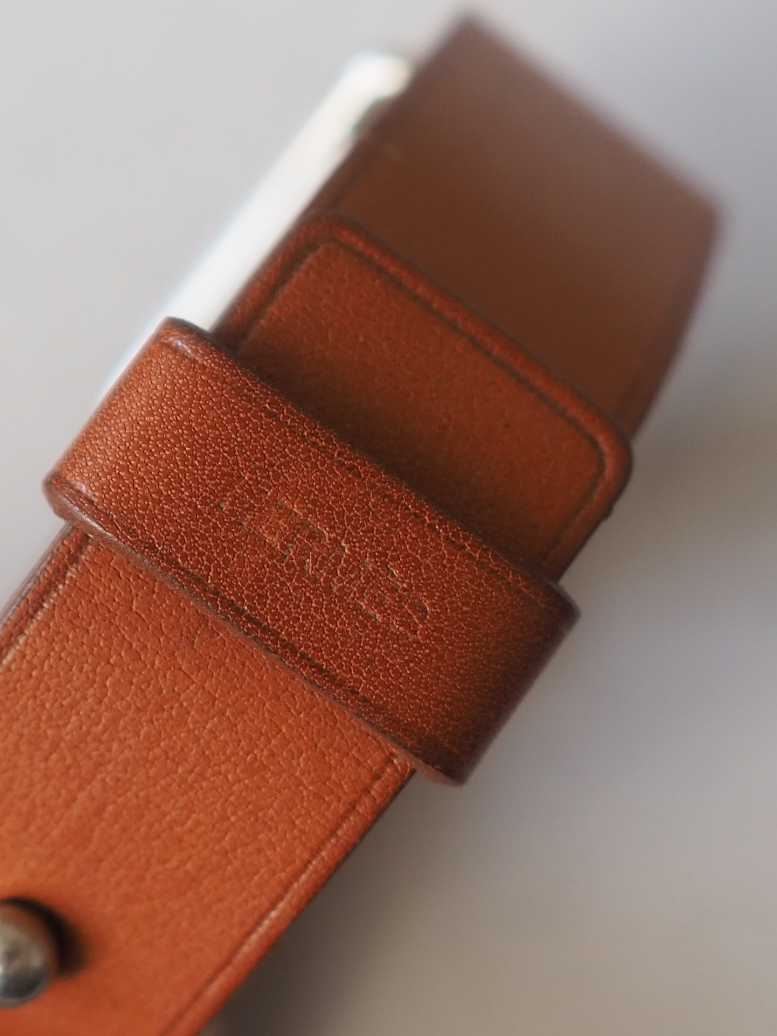 HERMES エルメス バレニア ウォッチ 腕時計 シルバー ブラウン レザー