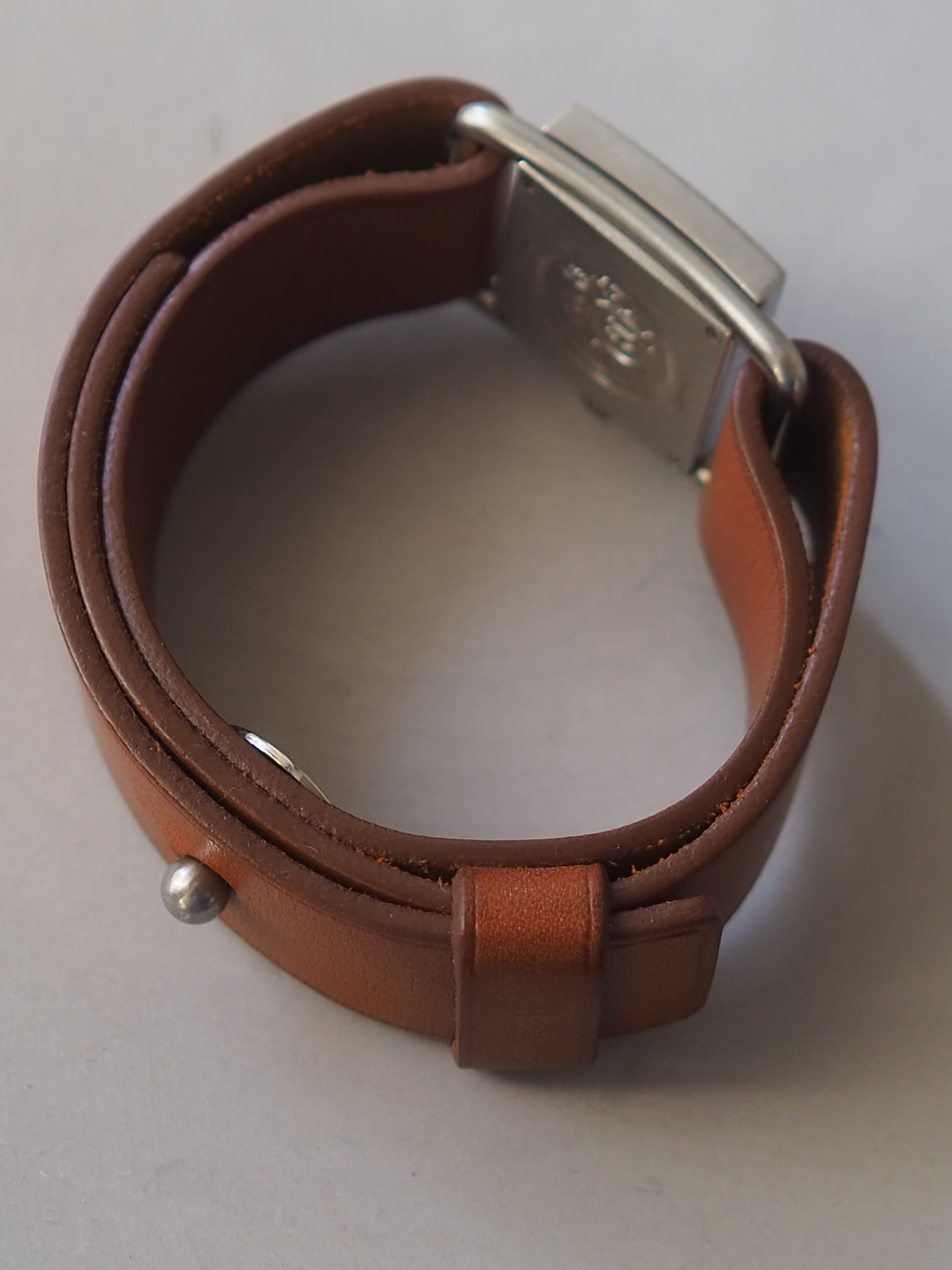 【良品 正規品】 エルメス レザーウォッチ 腕時計 バレニア ユニセックス 可動 HERMES - 【良品 正規品】 エルメス レザーウォッチ 腕時計 バレニア