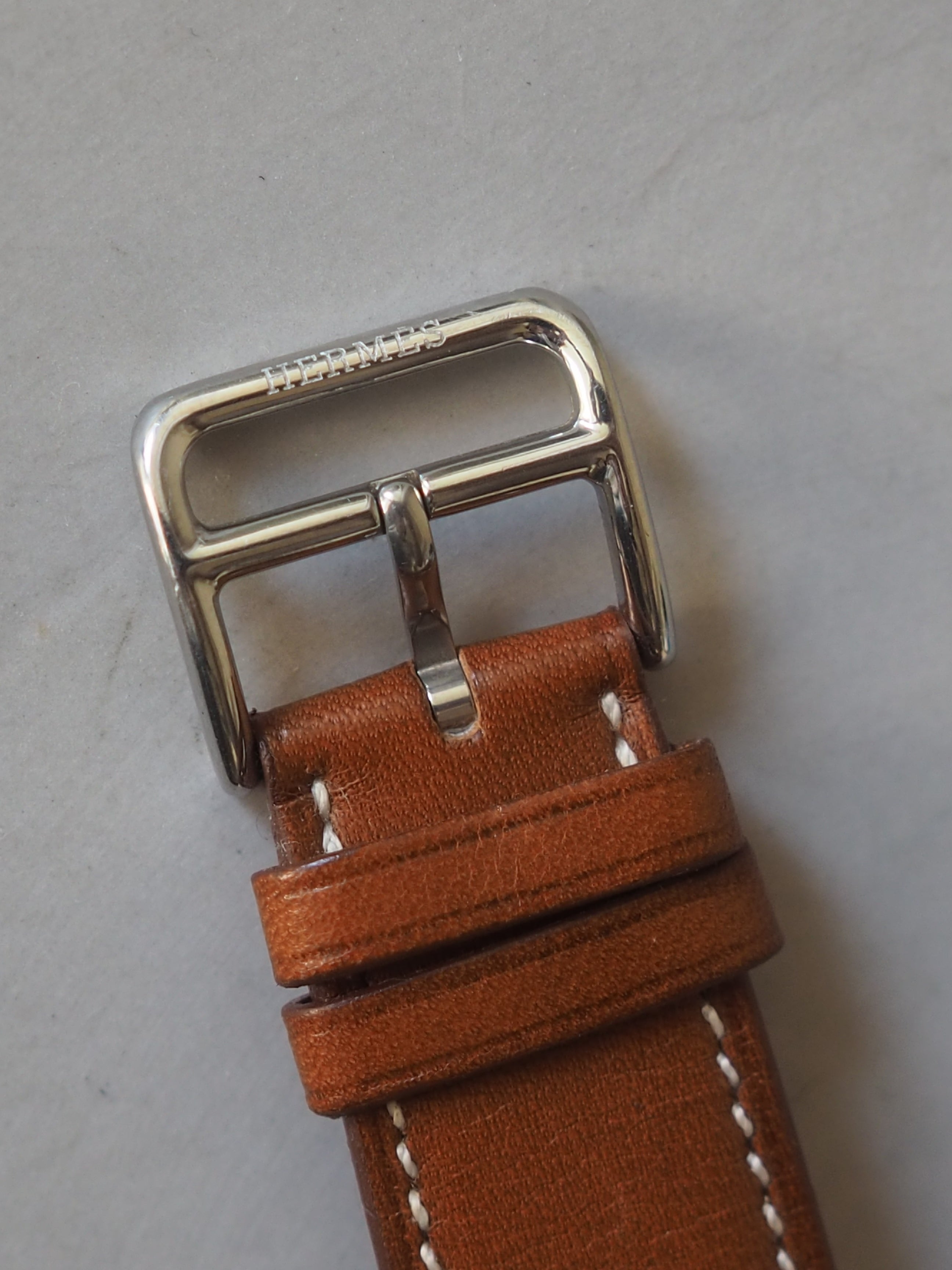 HERMES エルメス H ウォッチ 腕時計 シルバー ブラウン メンズ ユニ HERMES エルメス H ウォッチ 腕時計 シルバー ブラウン メンズ ユニ