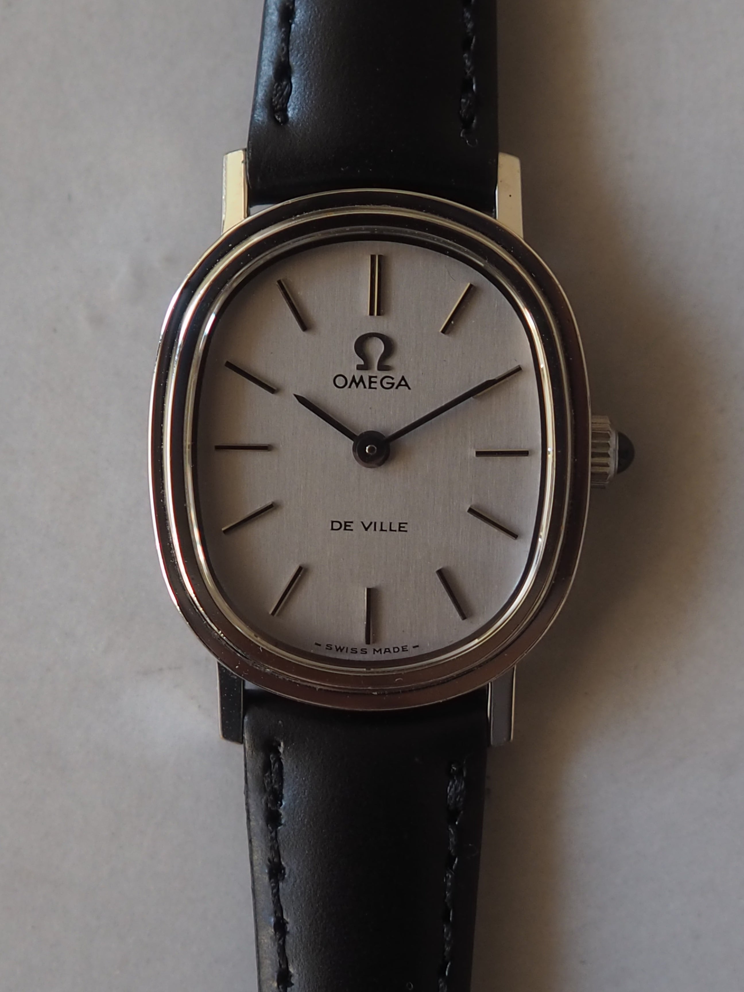 OMEGA オメガ DE VILLE デビル オーバル ウォッチ 腕時計 シルバー