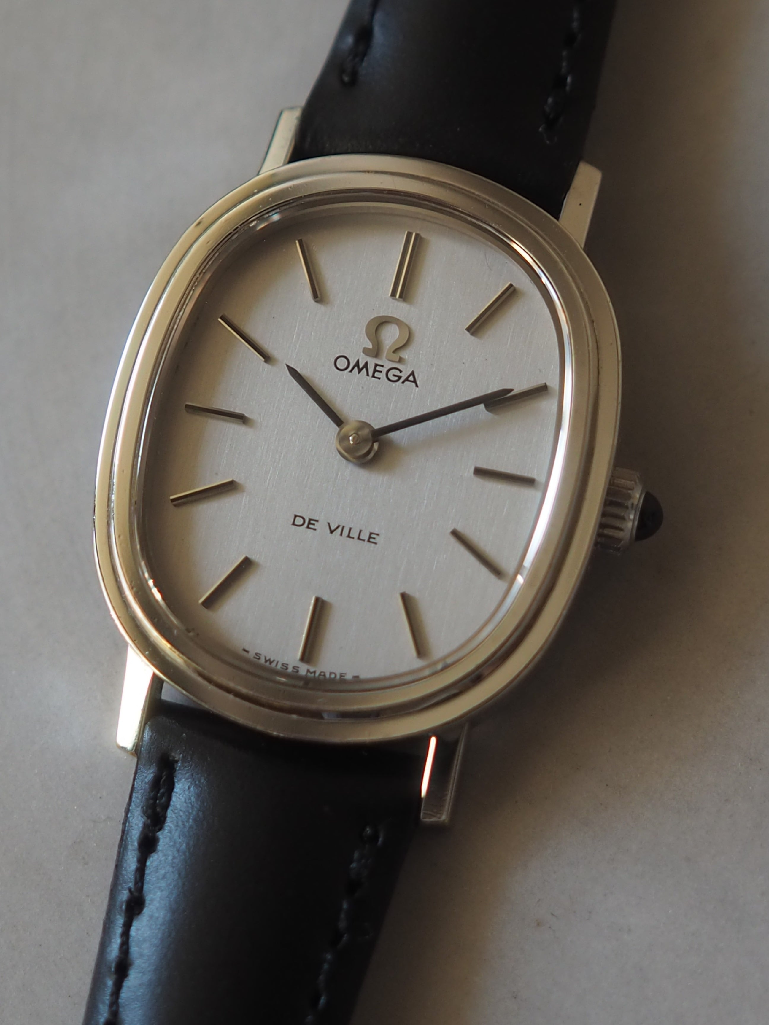 OMEGA オメガ DE VILLE デビル オーバル ウォッチ 腕時計 シルバー