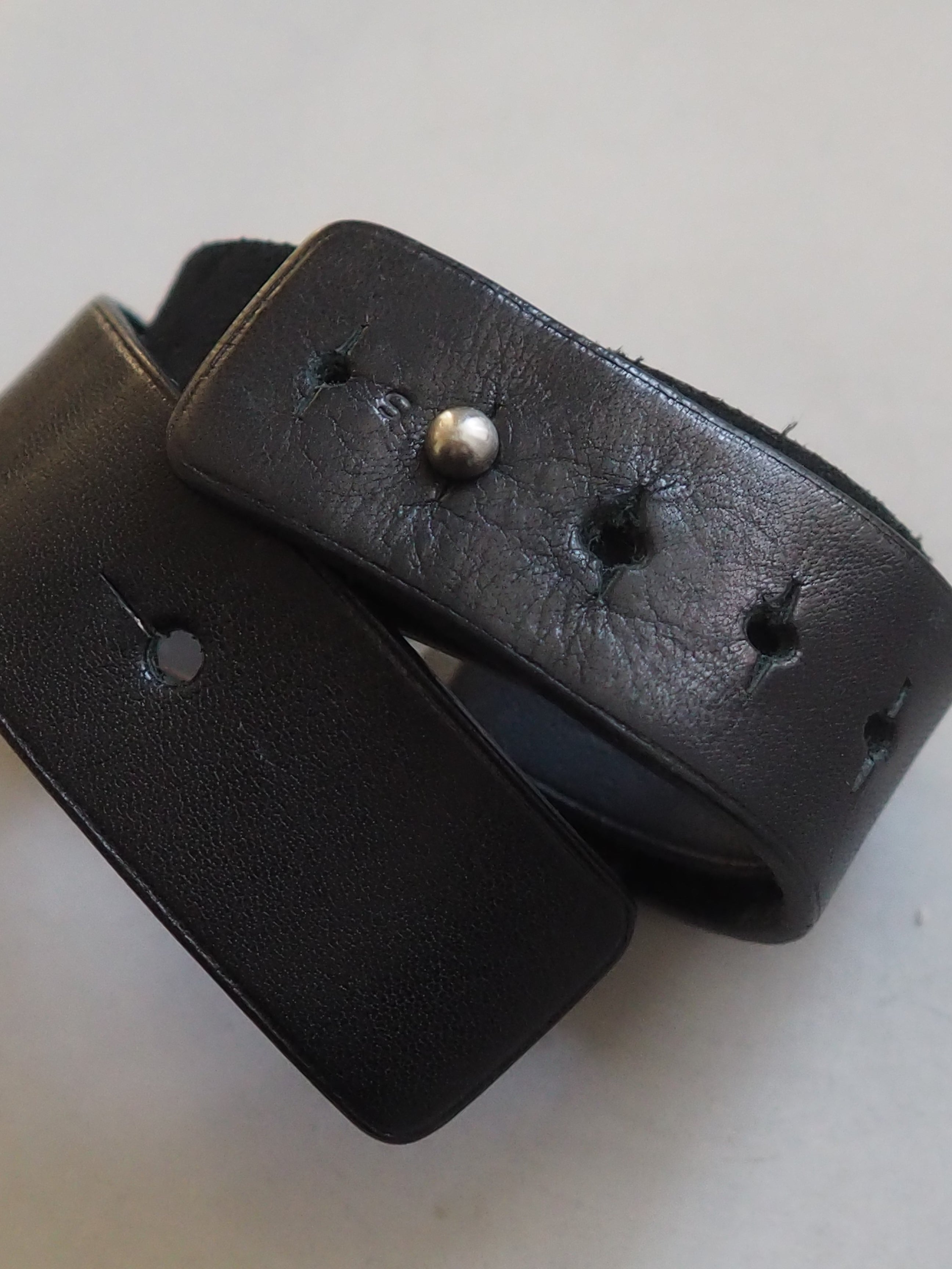 HERMES エルメス バレニア ウォッチ 腕時計 シルバー ブラック レザー