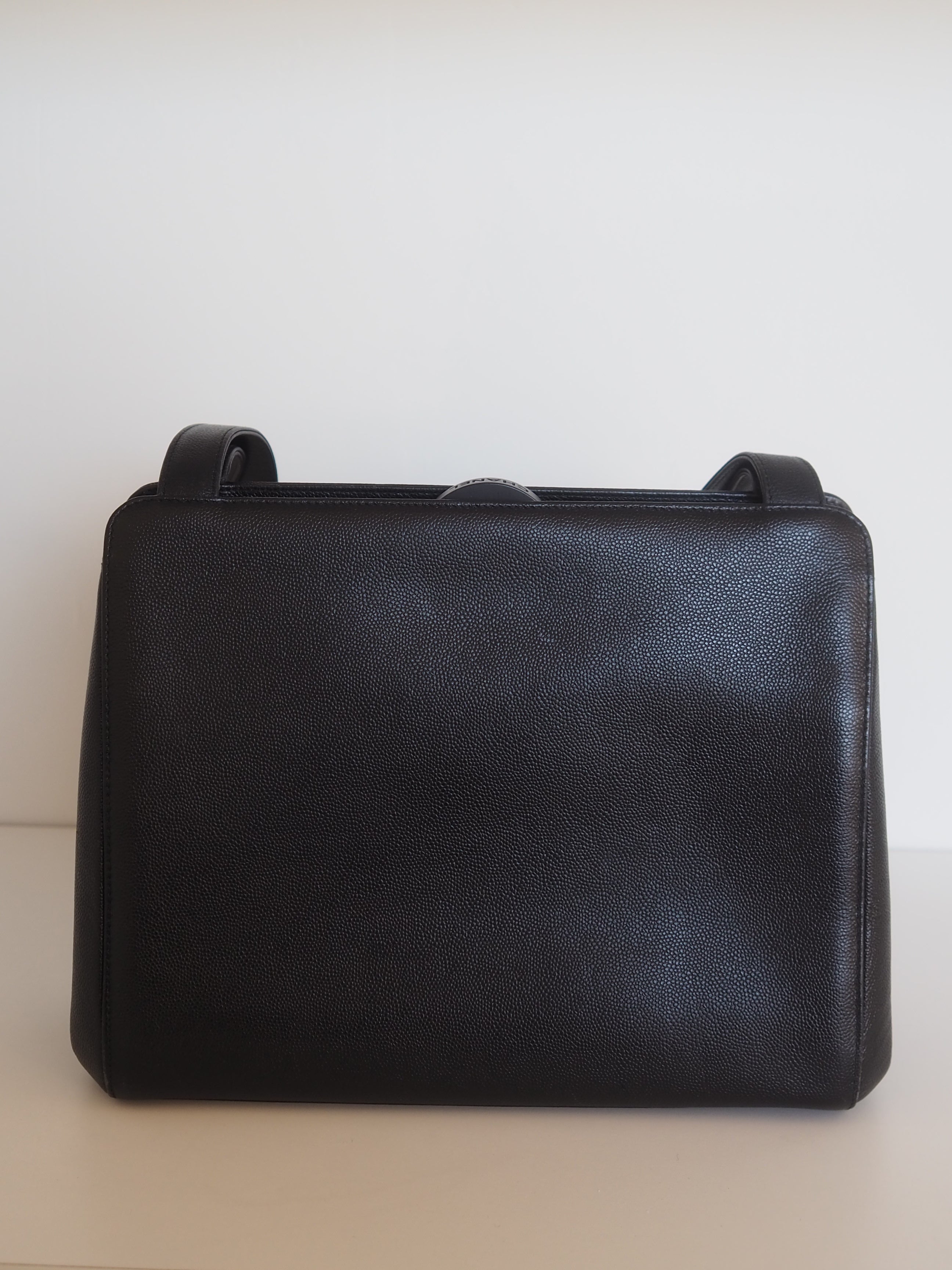 CHANEL Black Caviar Shoulder Bag