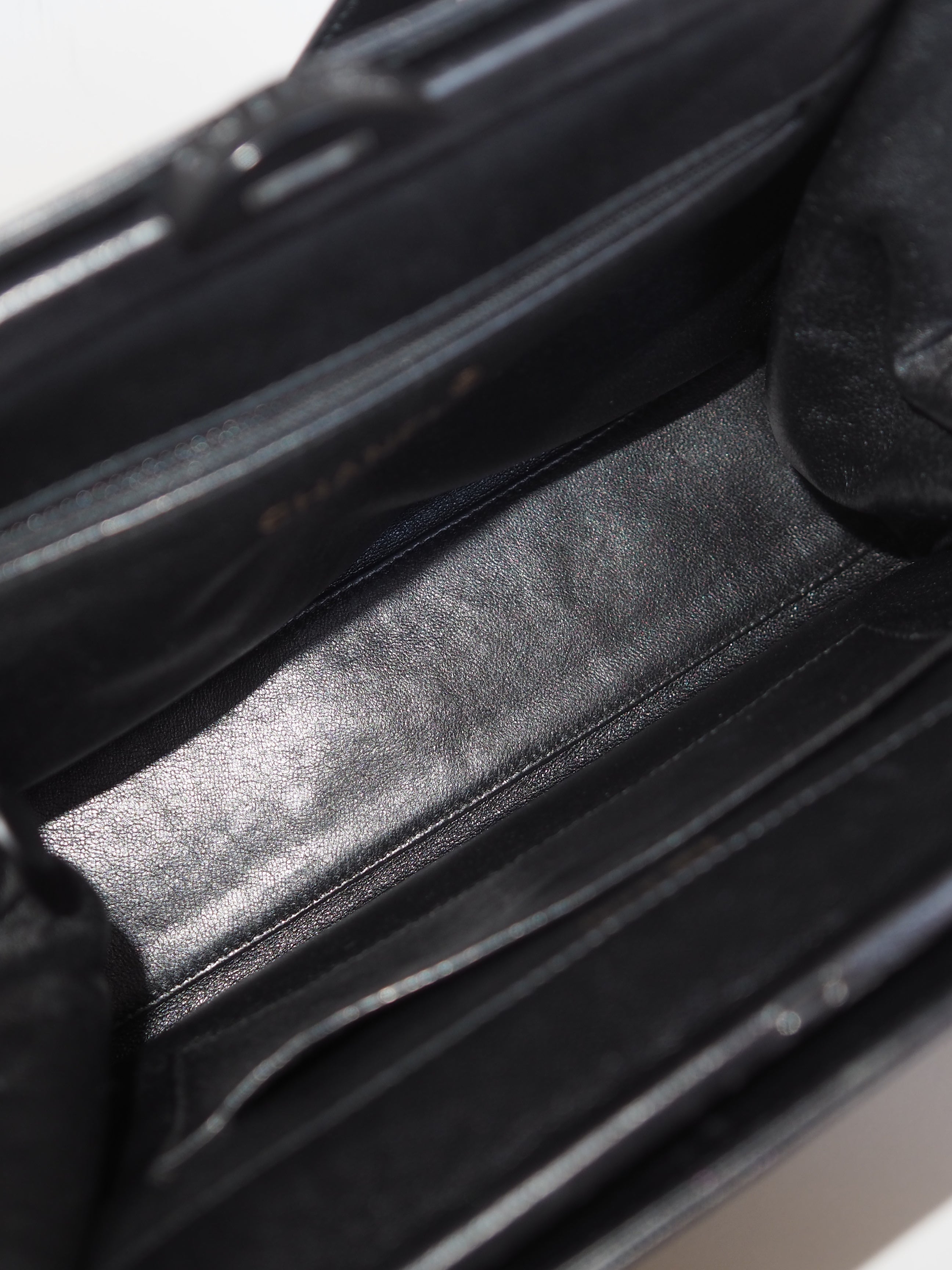 CHANEL Black Caviar Shoulder Bag