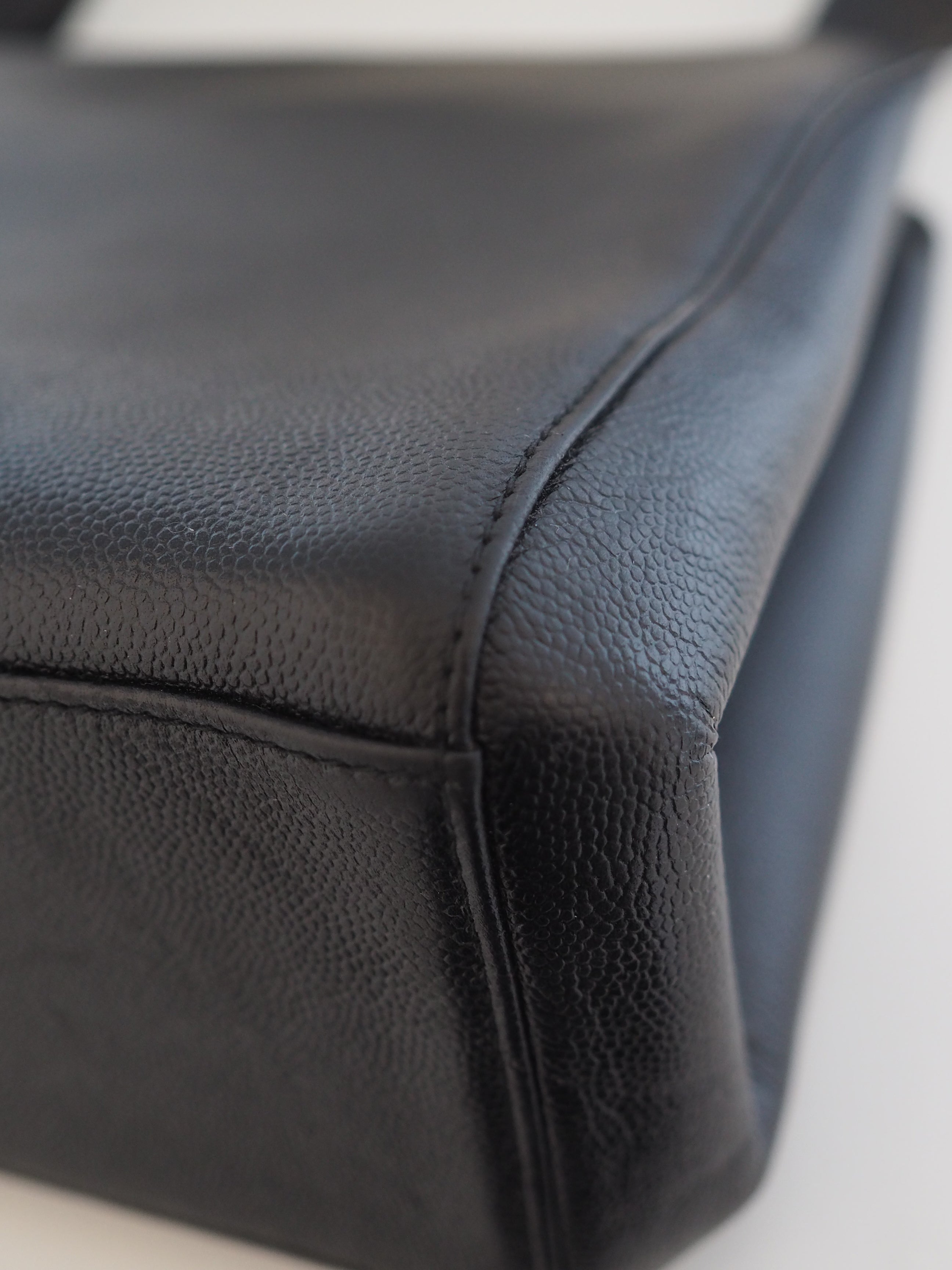 CHANEL Black Caviar Shoulder Bag