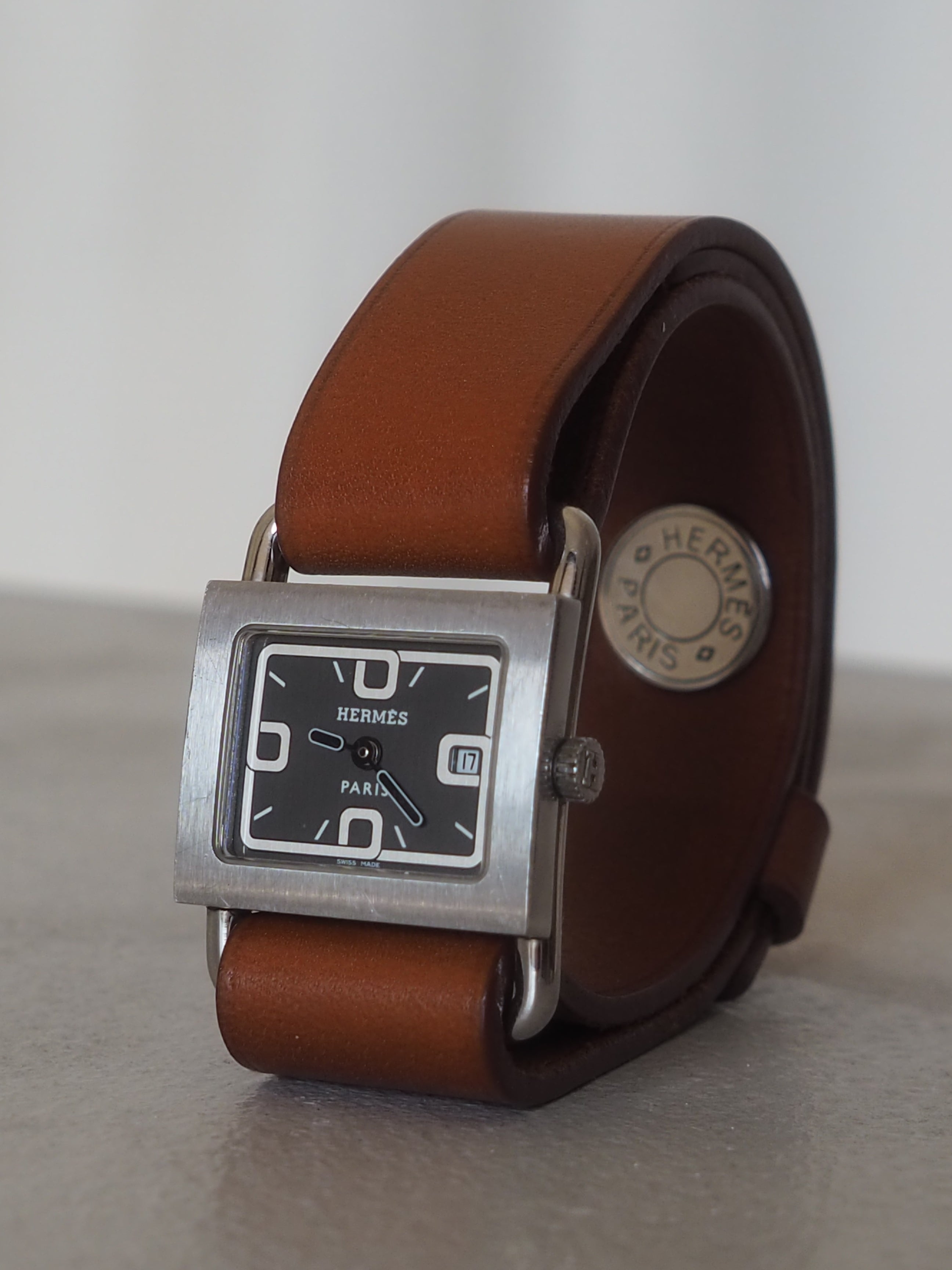 HERMÈS Barenia Watch