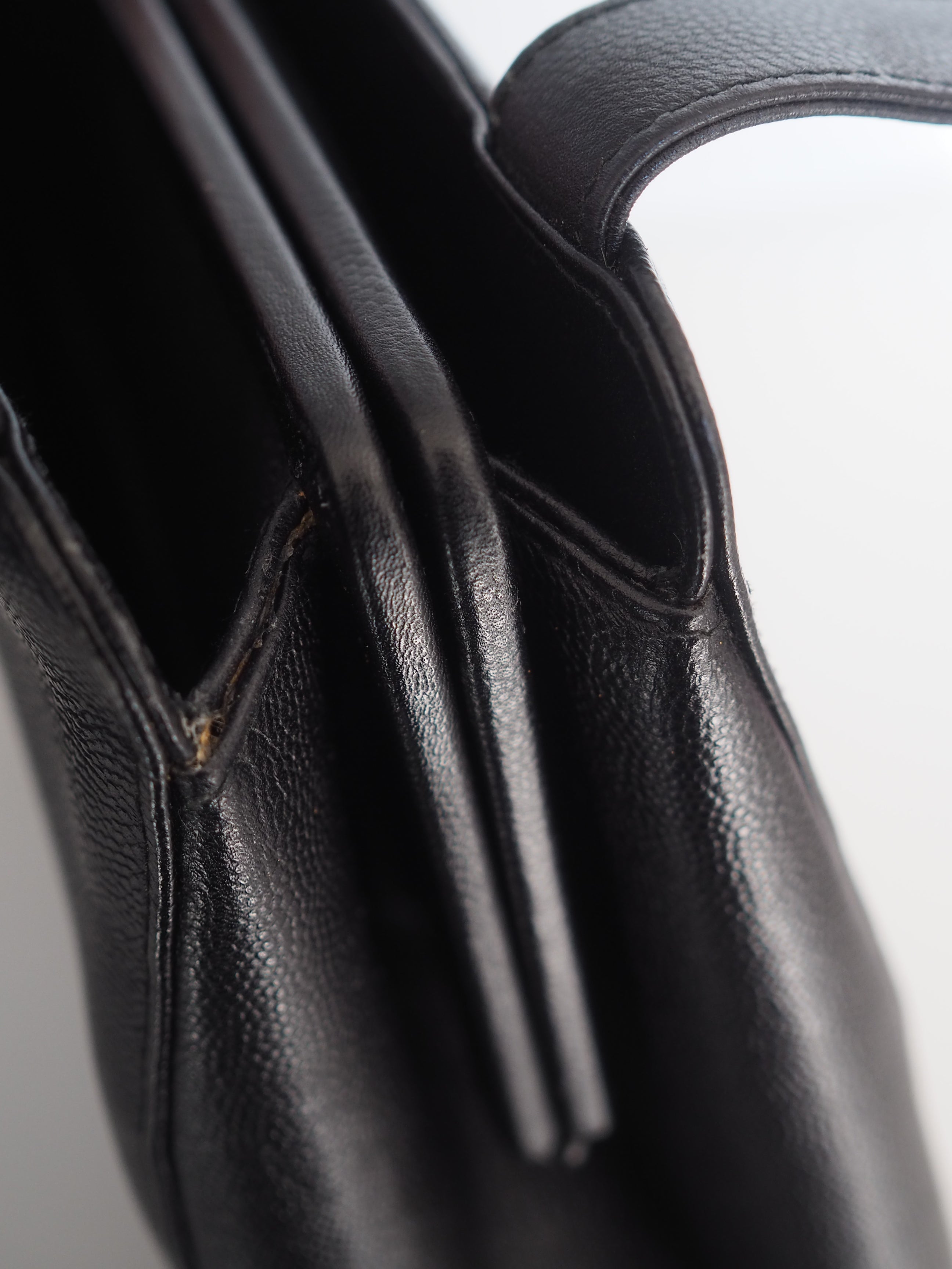 CHANEL Black Caviar Shoulder Bag