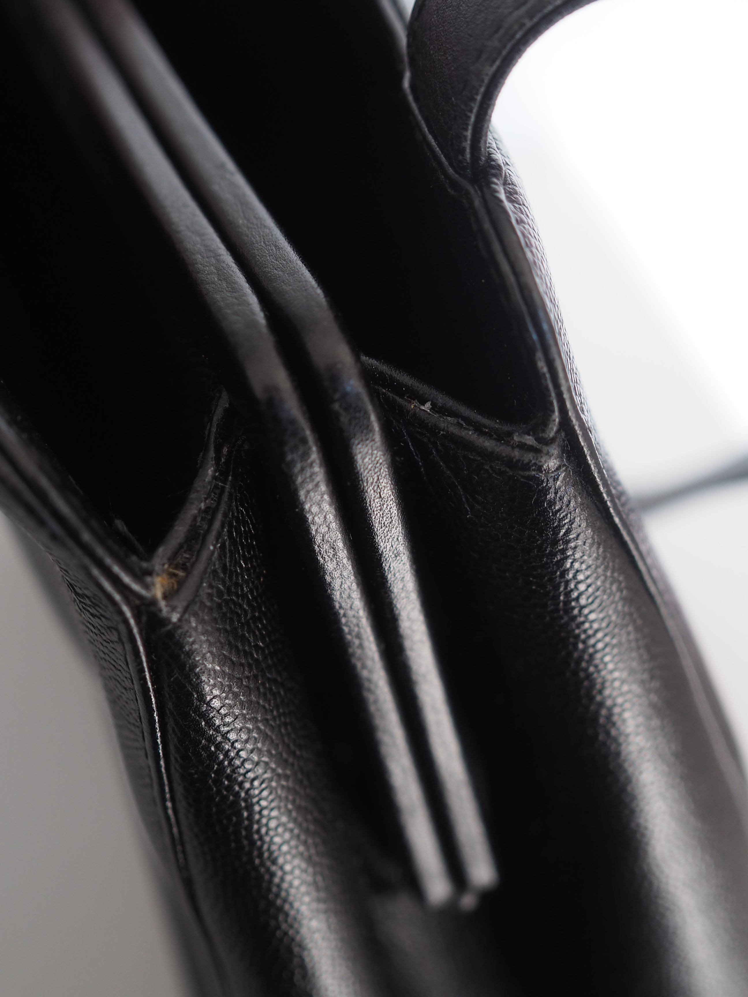 CHANEL Black Caviar Shoulder Bag