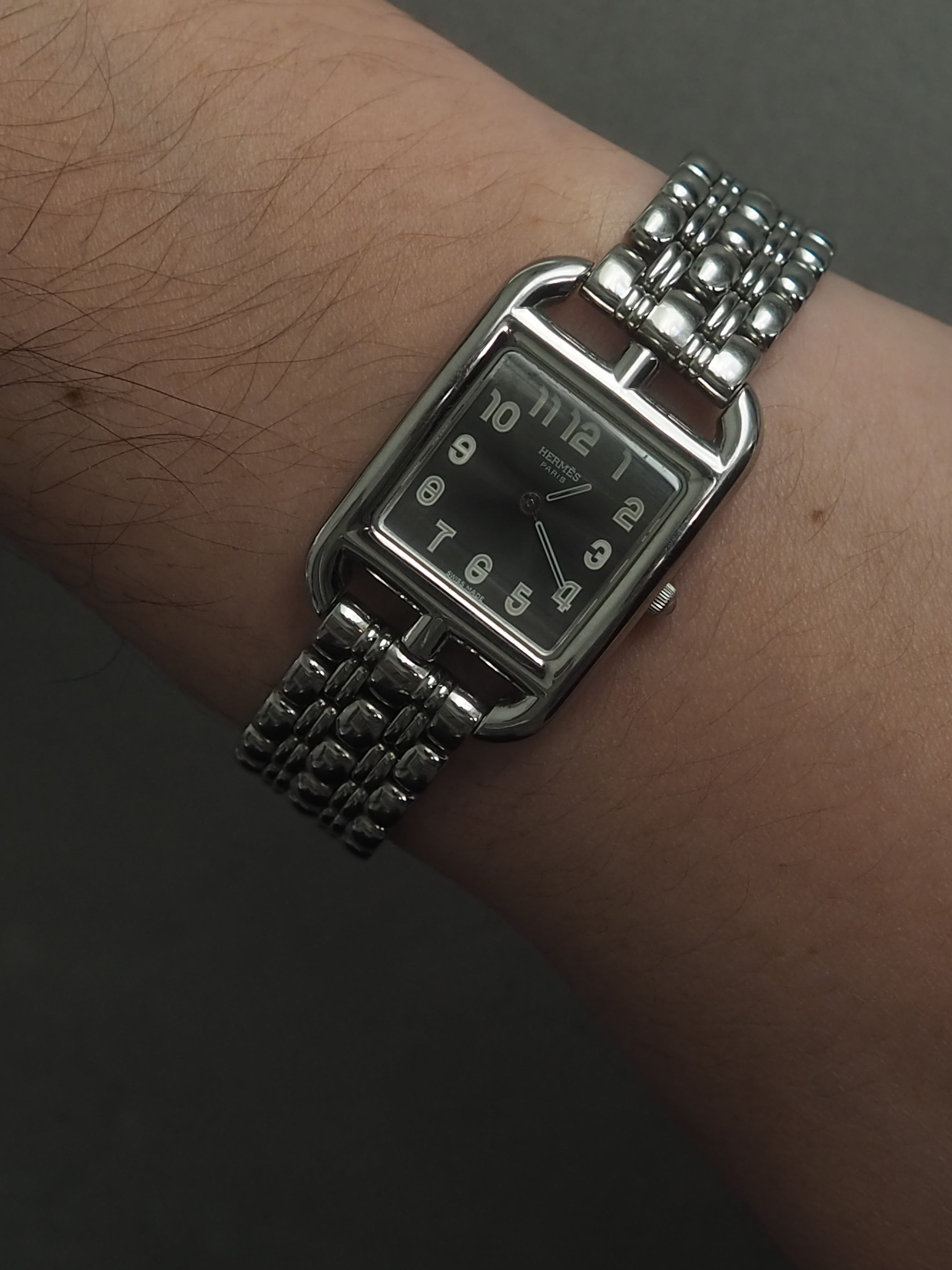 HERMÈS Cape Cod Watch Stainless steel bracelet
