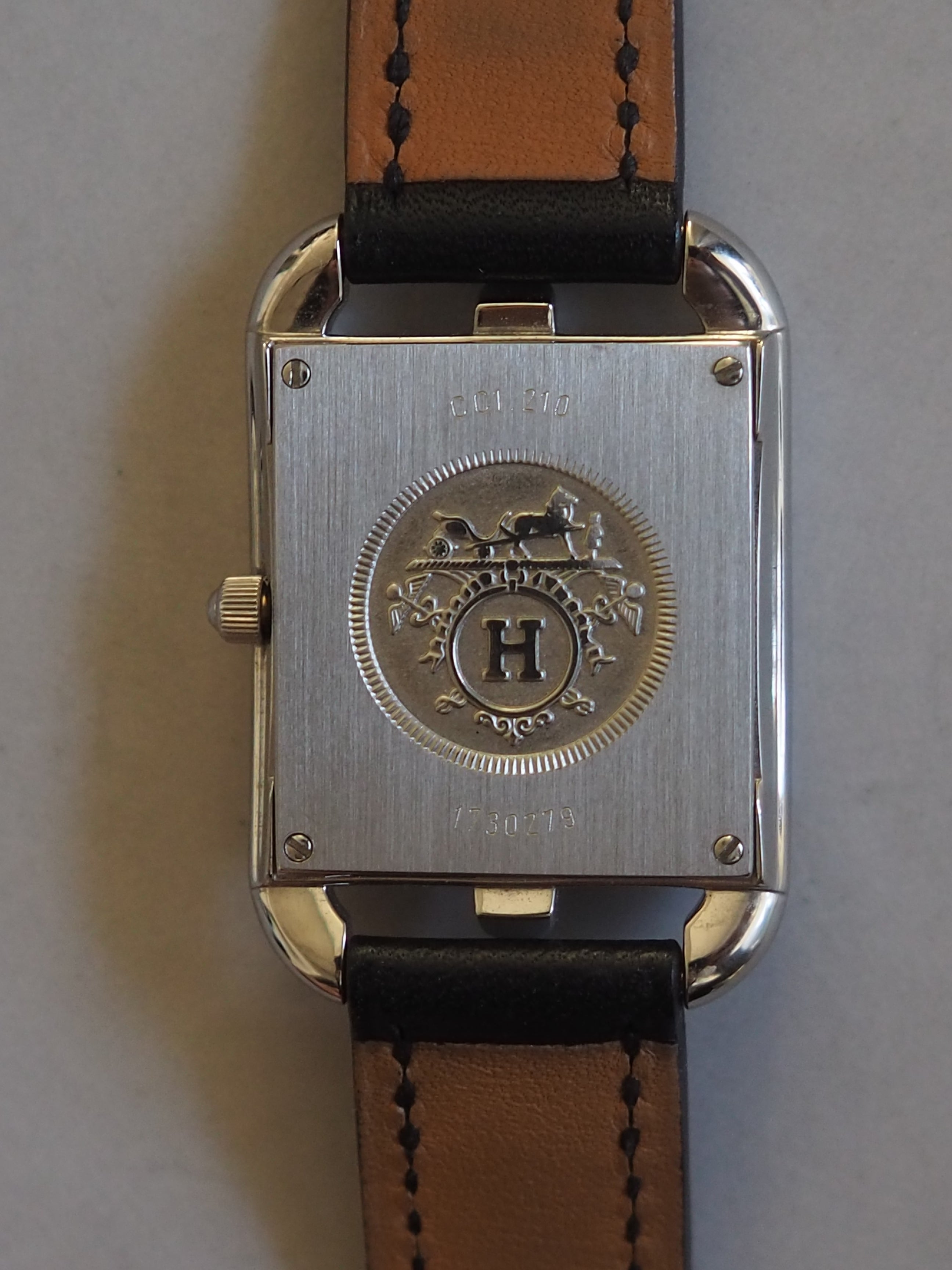 HERMES エルメス ケープコッド ドゥブルトゥール ウォッチ 腕時計