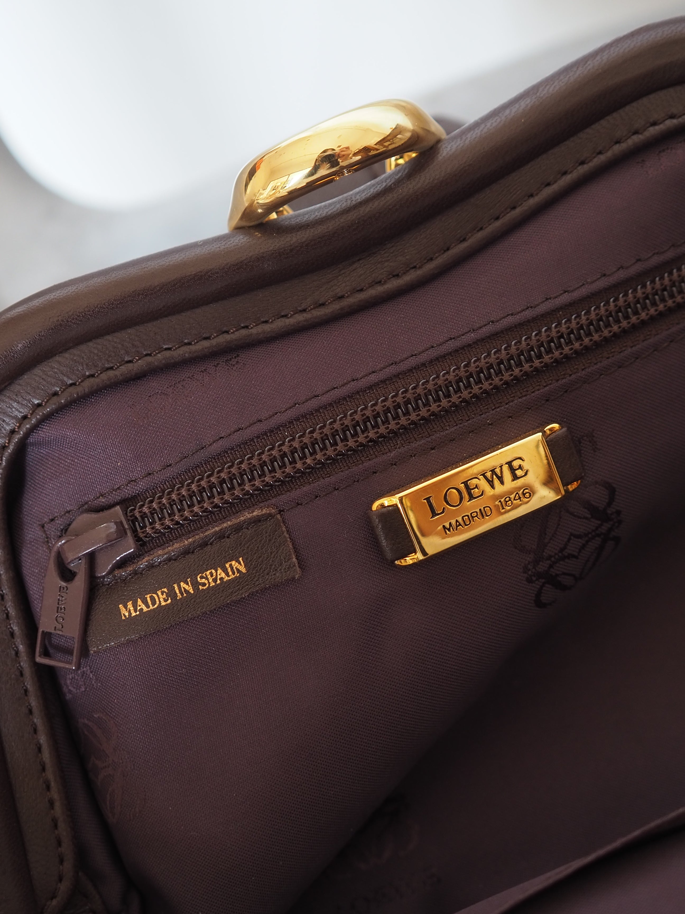 LOEWE Anagram Clasp Hand Bag