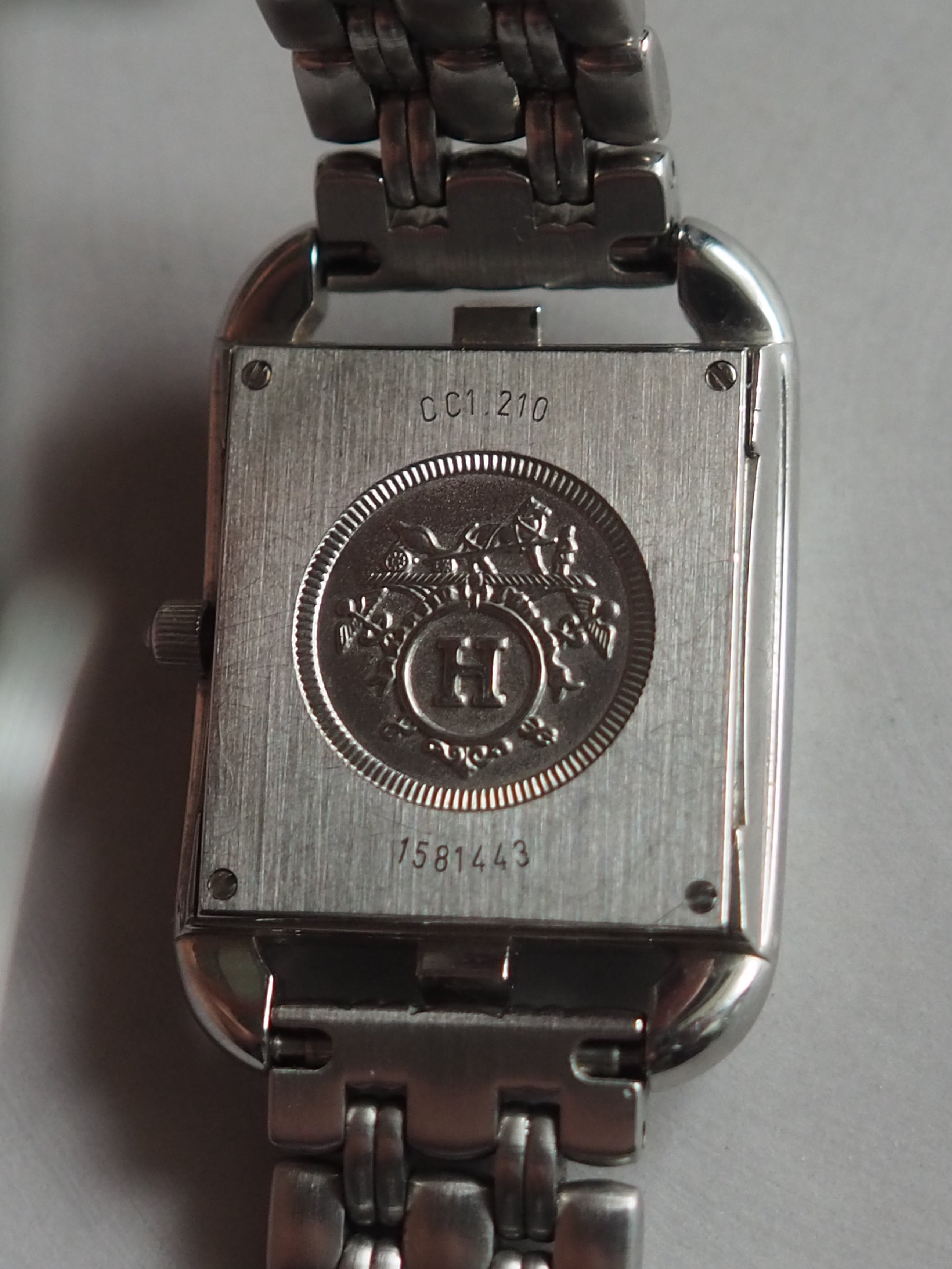 HERMÈS Cape Cod Watch Stainless steel bracelet