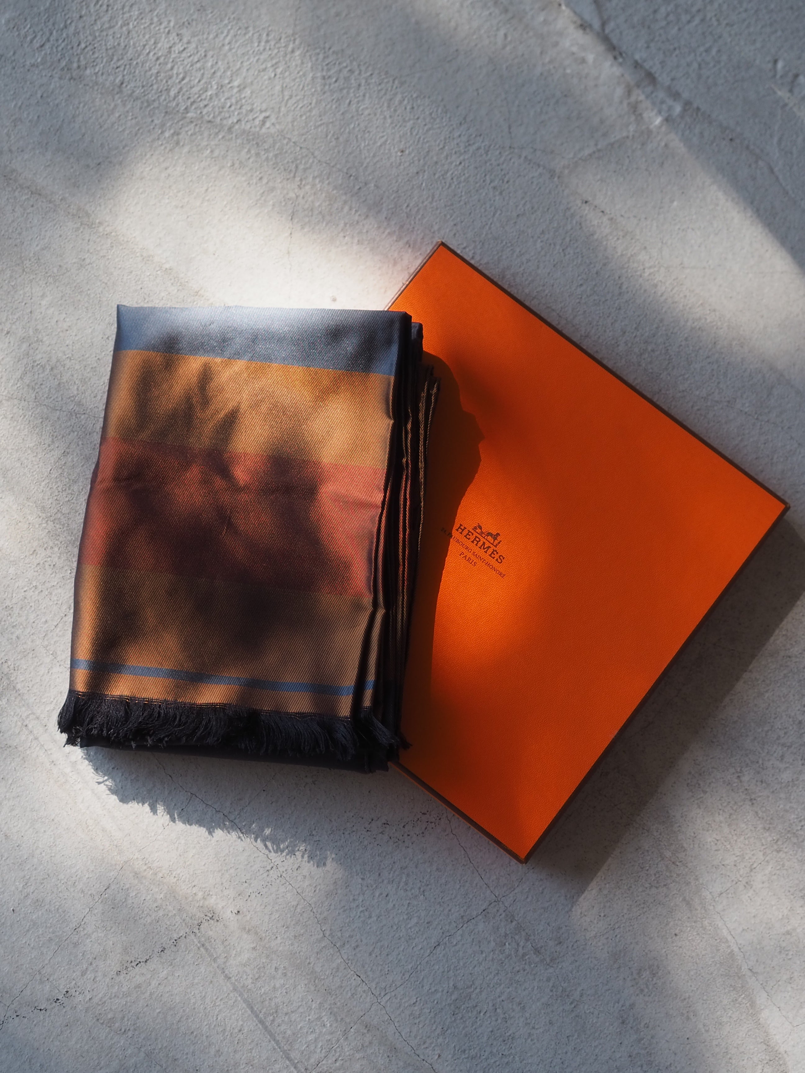 HERMÈS エルメス マルジェラ期 ロカバール ストール マフラー ユニ