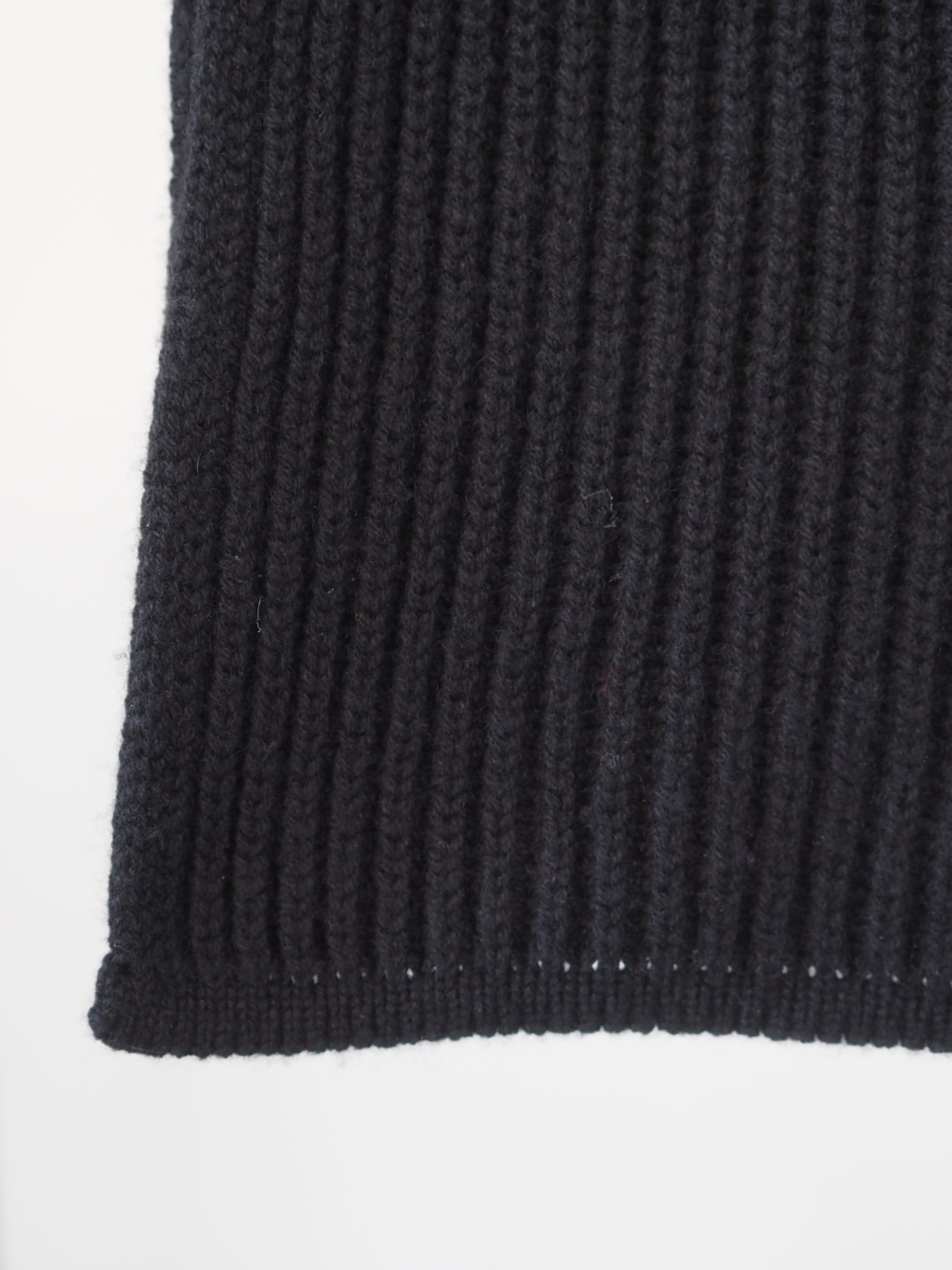 CHANEL シャネル スパンコール ロゴ ストール マフラー ブラック