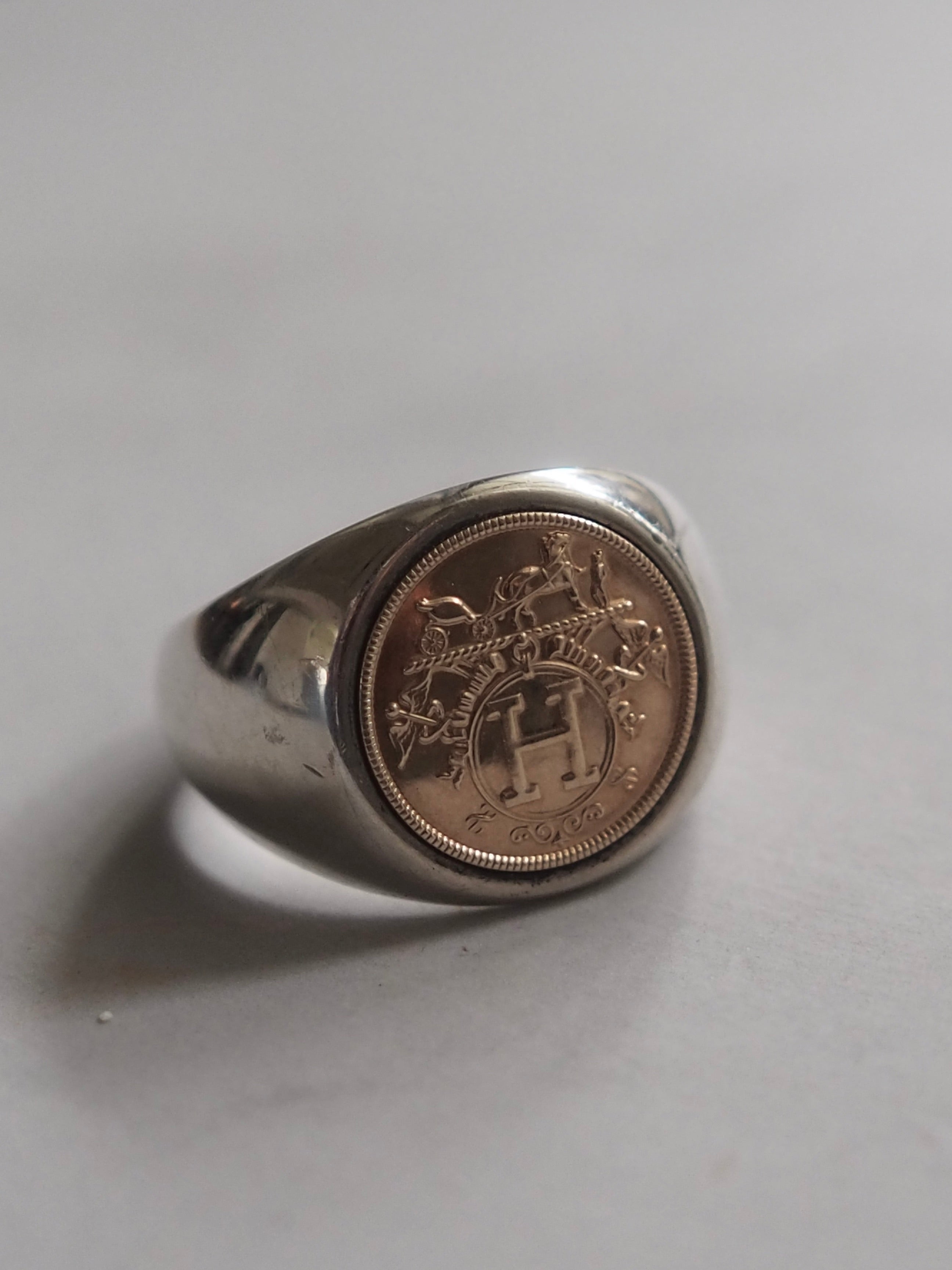 HERMÈS Ex Libris Chevalier Ring