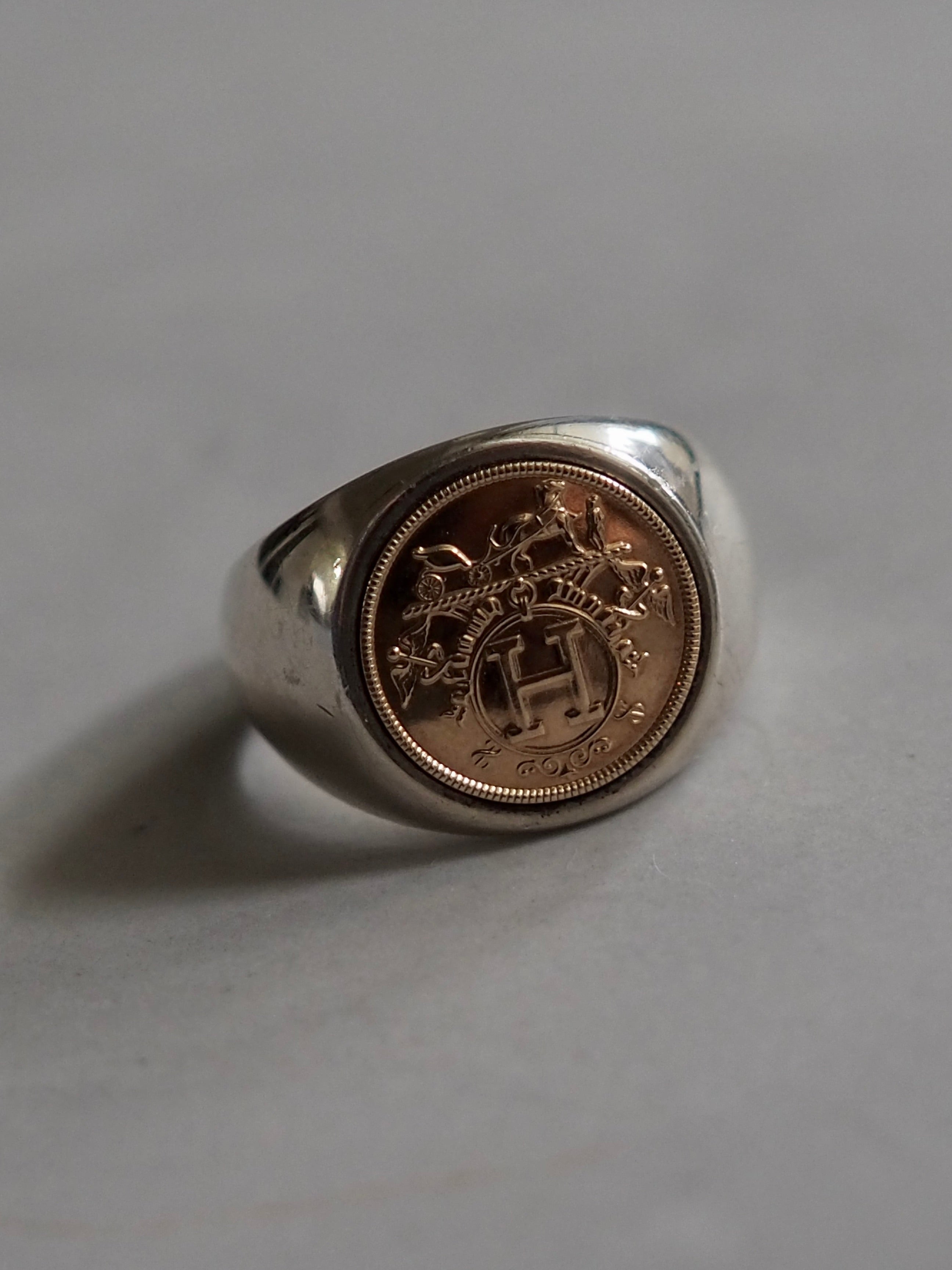HERMÈS Ex Libris Chevalier Ring