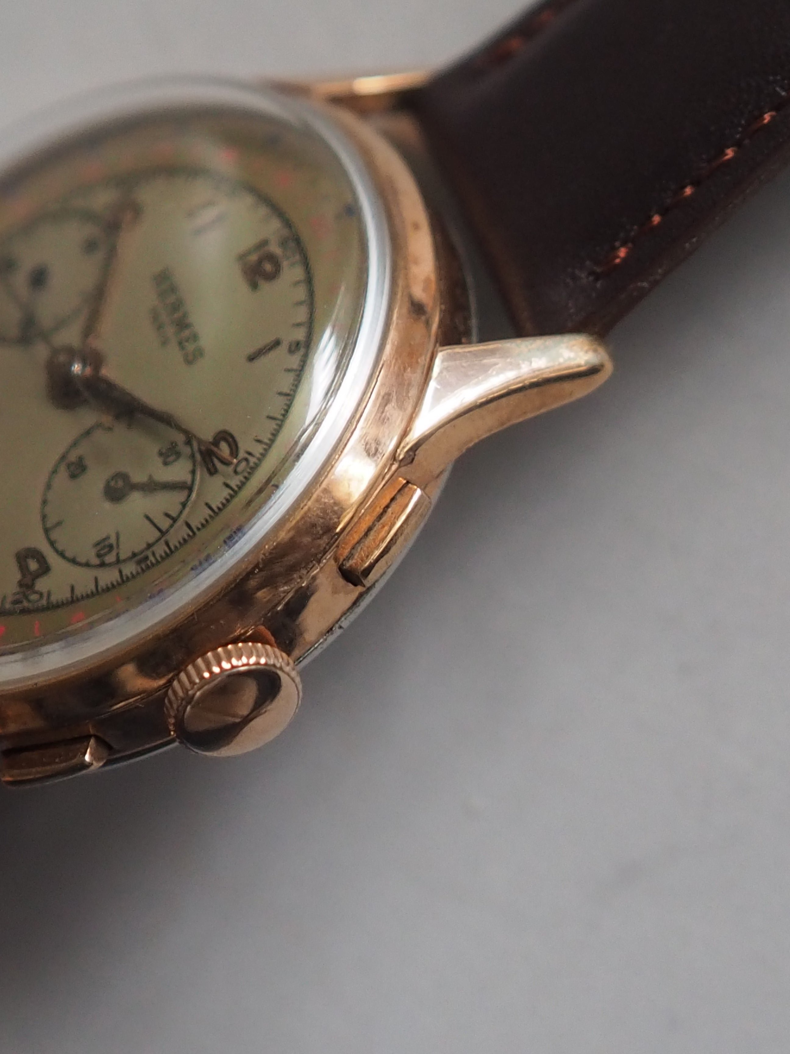 HERMÈS Manual Wind Chronograph Watch