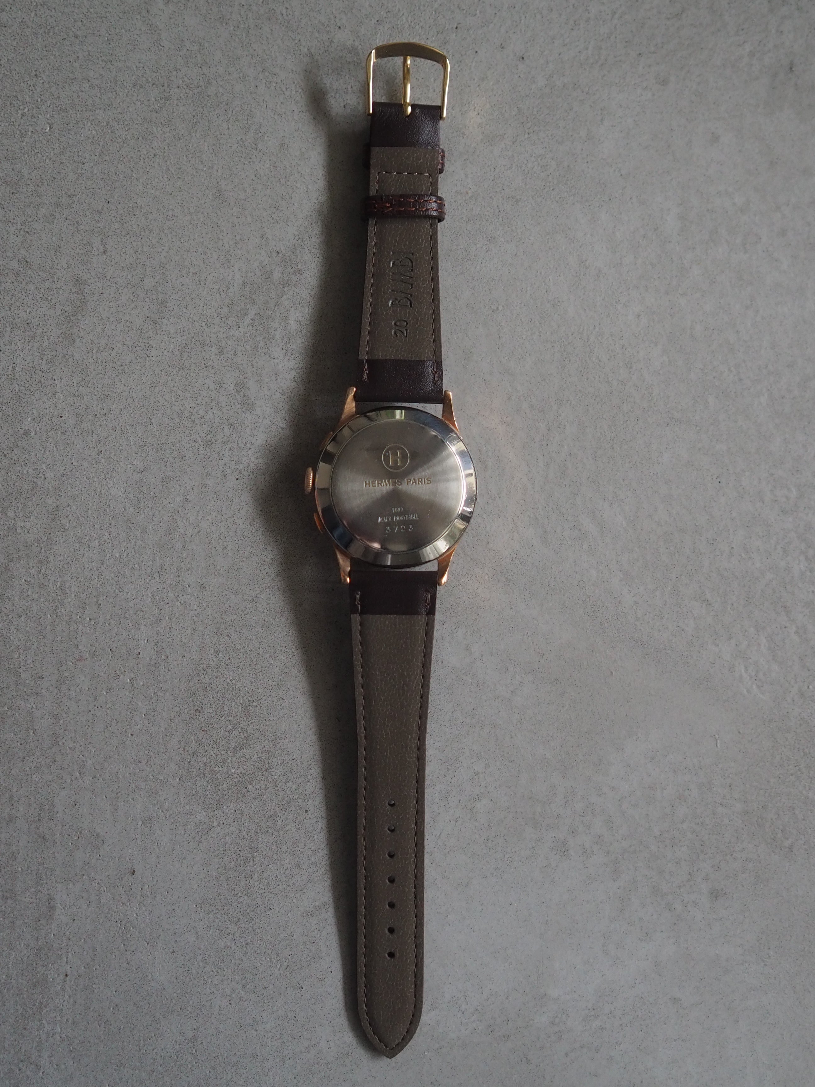 HERMÈS Manual Wind Chronograph Watch