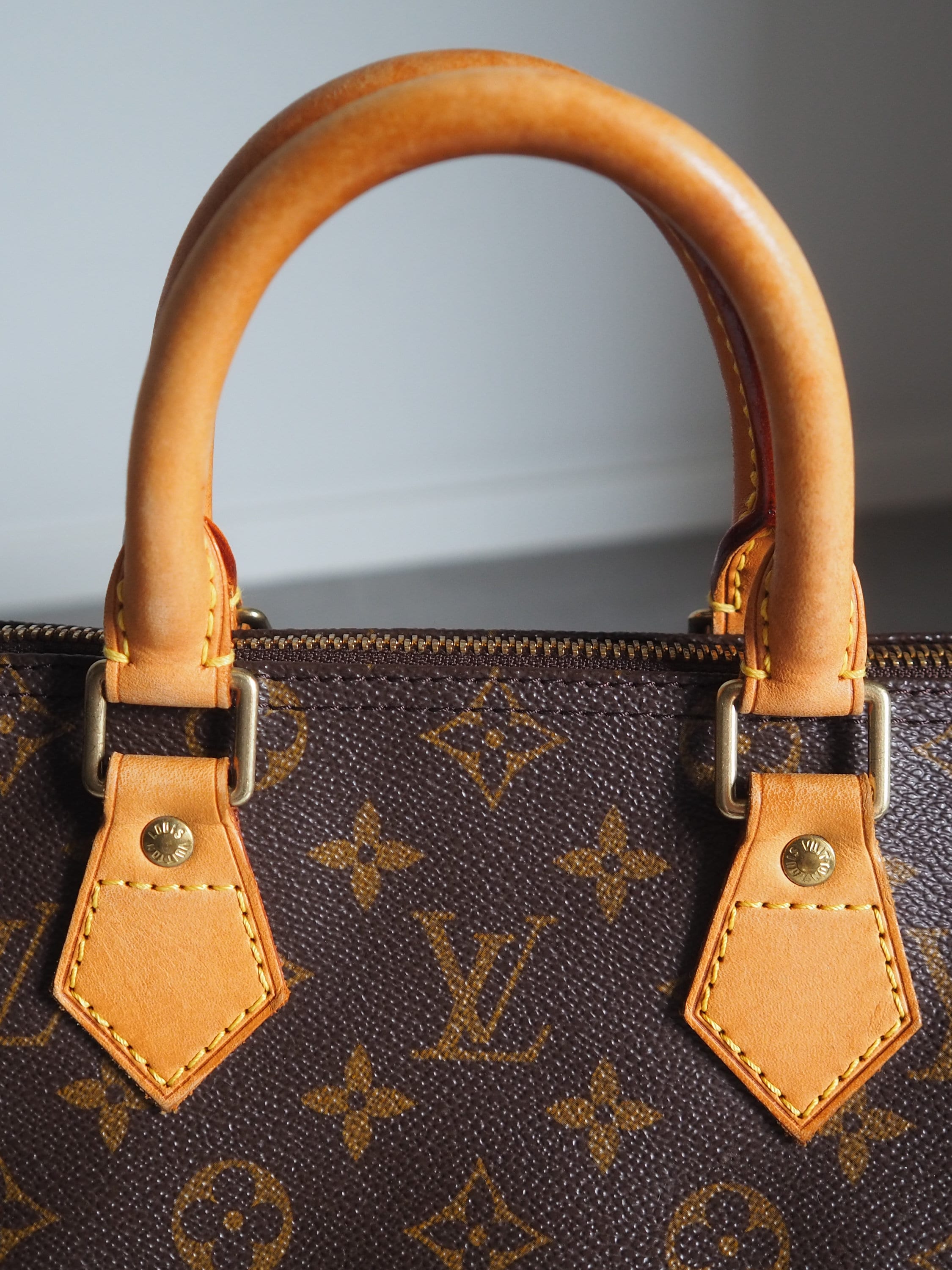 LOUIS VUITTON Speedy 25 Monogram Boston Hand Bag M41528 Purse Vintage Authentic