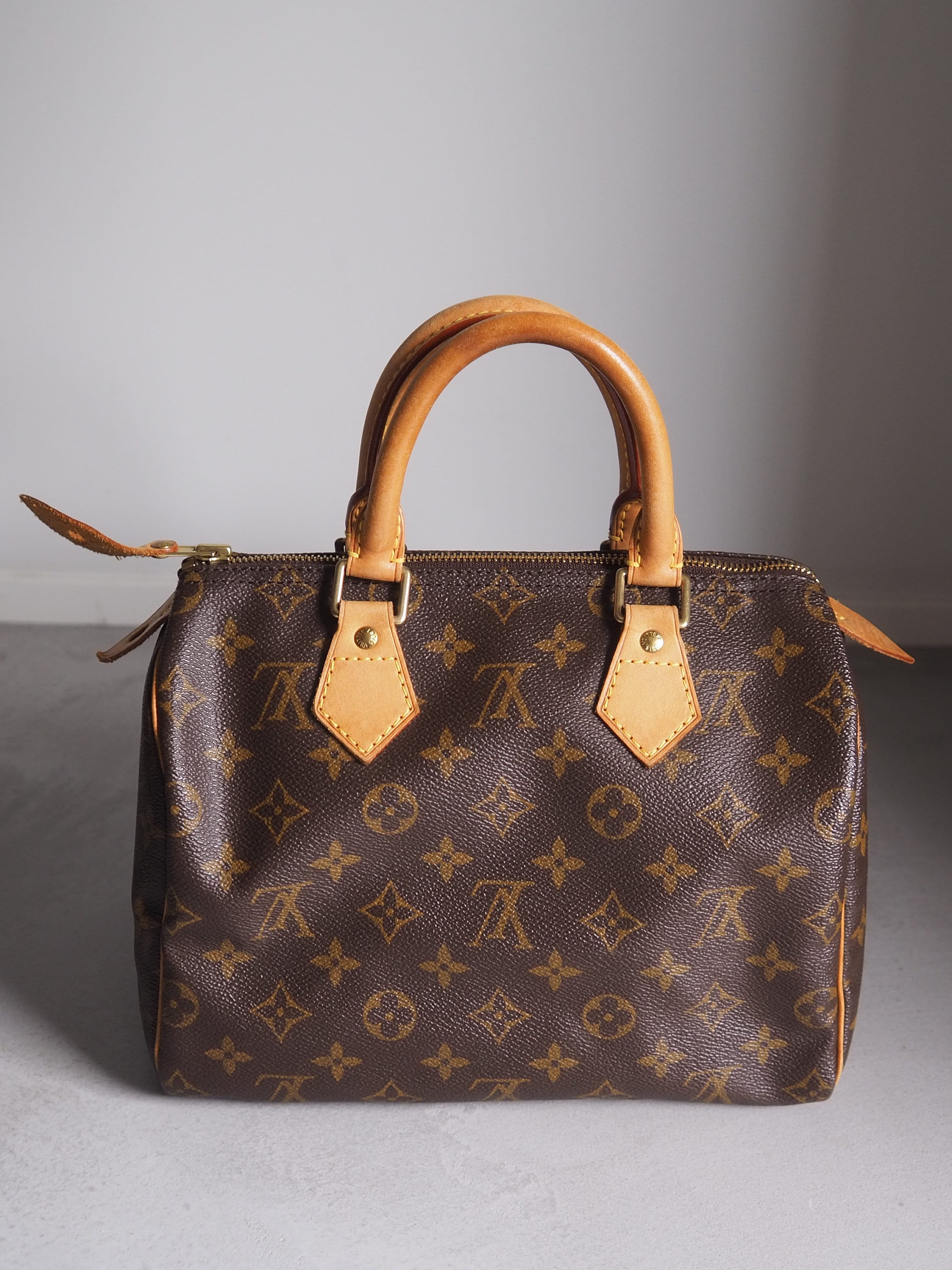 LOUIS VUITTON Speedy 25 Monogram Boston Hand Bag M41528 Purse Vintage Authentic