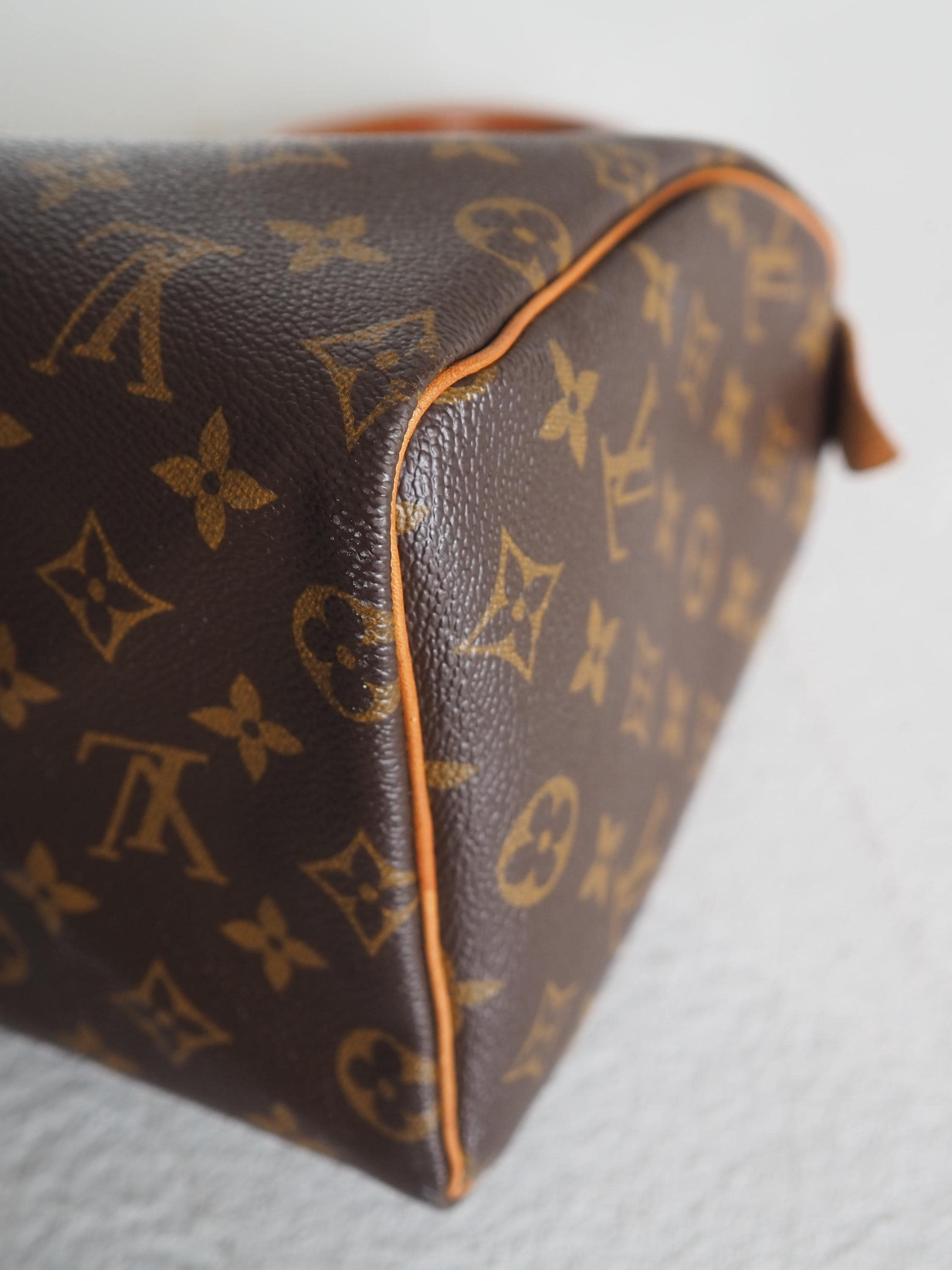 LOUIS VUITTON Speedy 25 Monogram Boston Hand Bag M41528 Purse Vintage Authentic