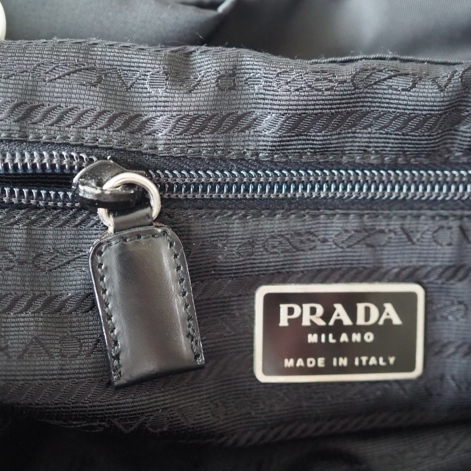 PRADA Nylon Rucksack Black