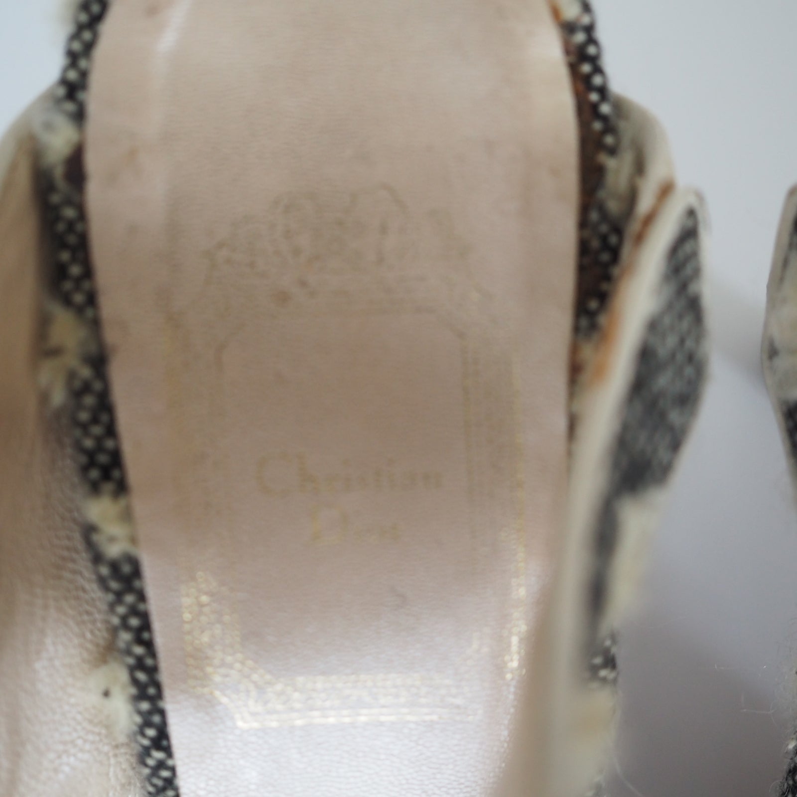 Christian Dior Mule Pumps 35 1/2