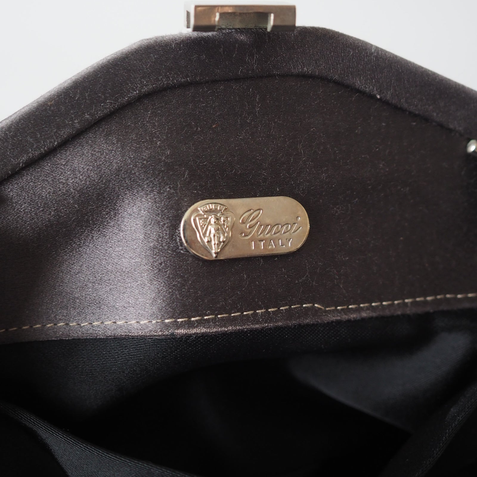 GUCCI Old Satin Shoulder Bag