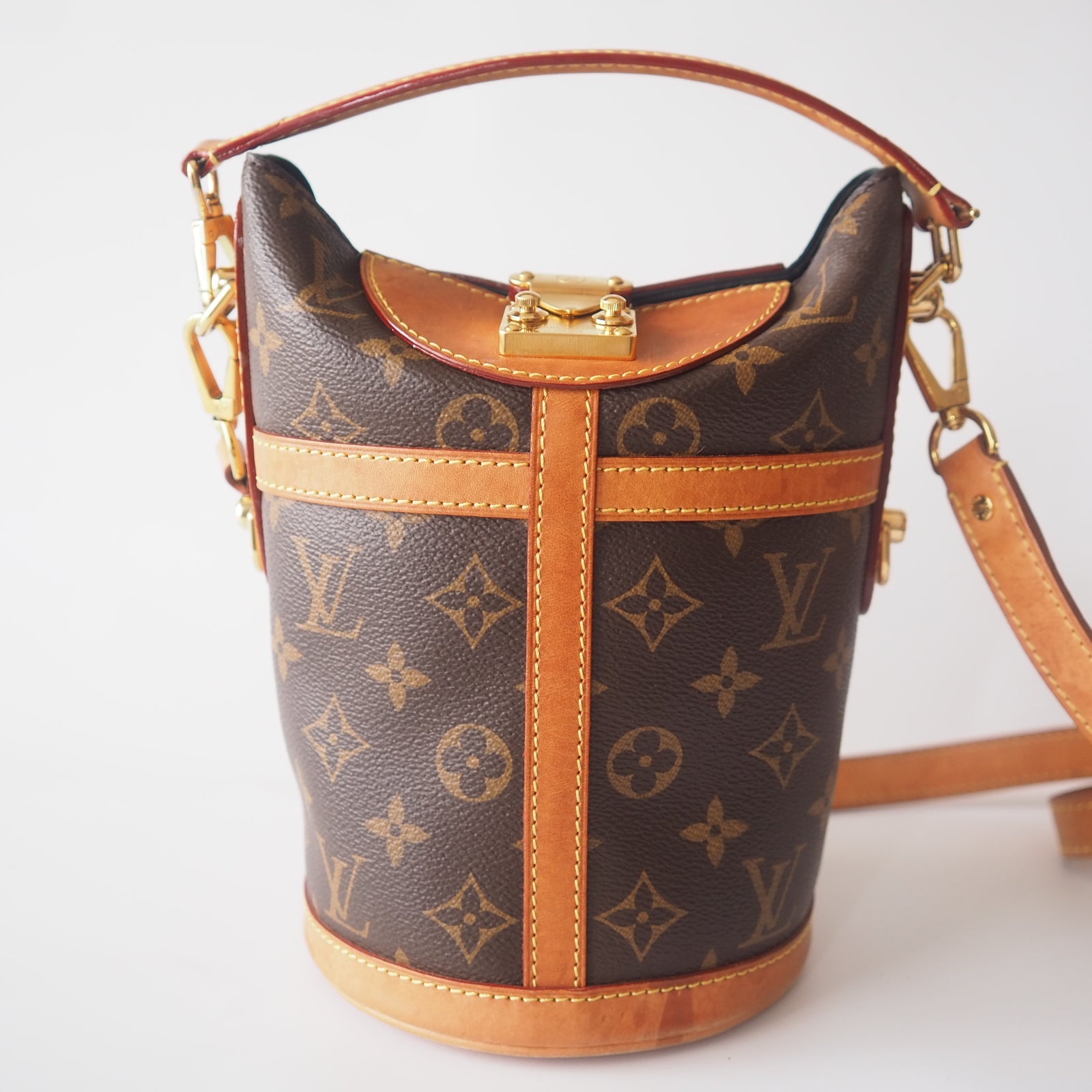 LOUIS VUITTON Monogram Duffel Shoulder Bag