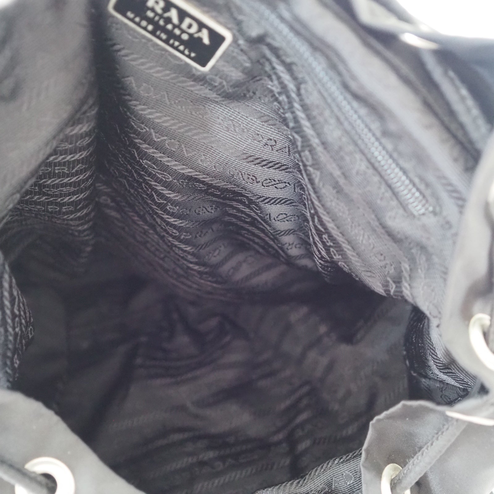 PRADA Nylon Rucksack Black