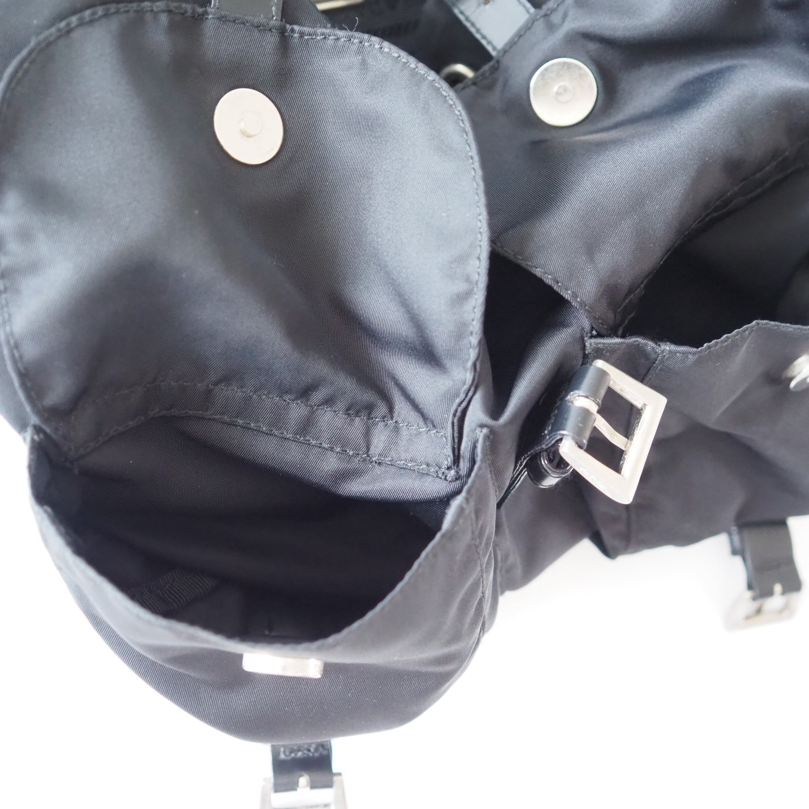 PRADA Nylon Rucksack Black