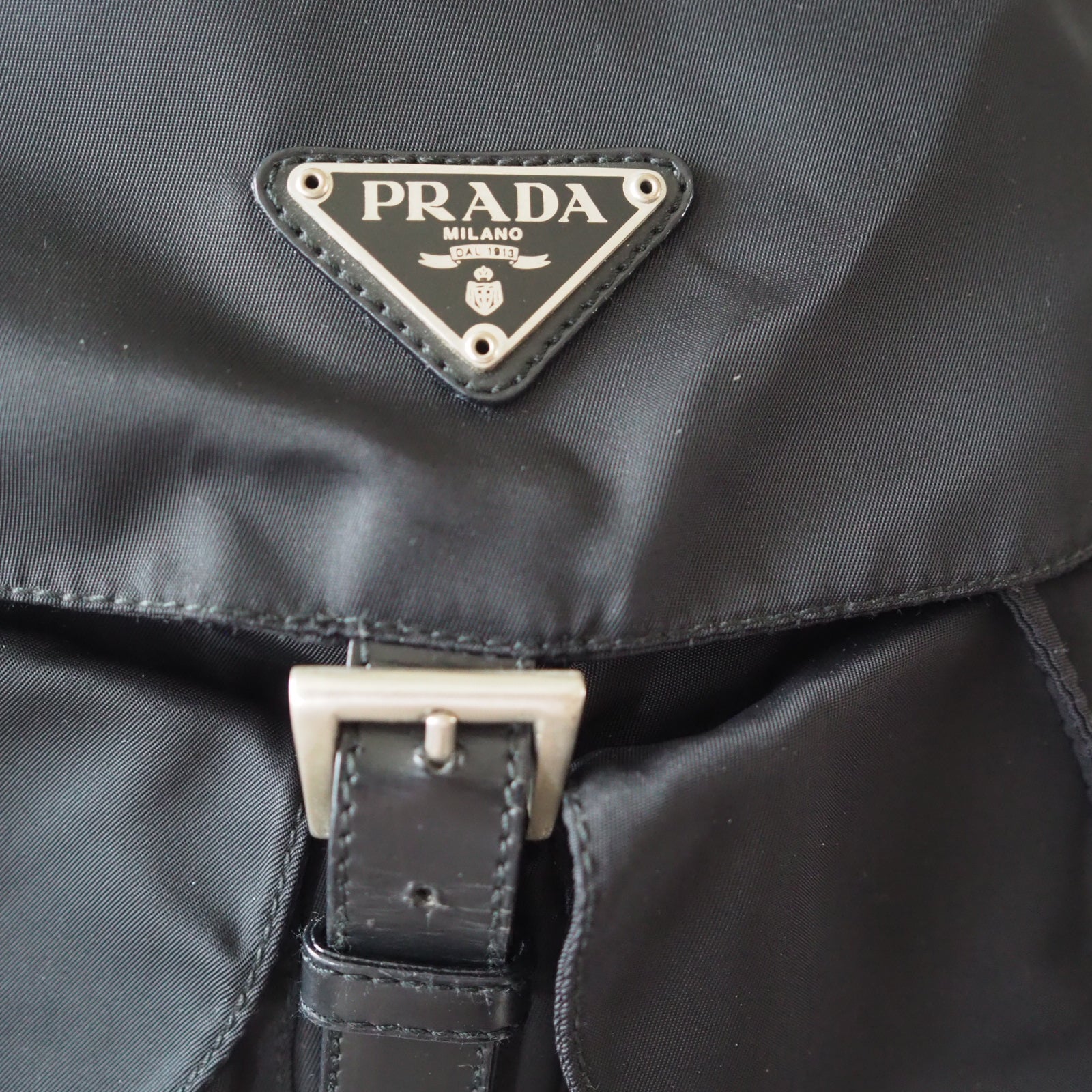 PRADA Nylon Rucksack Black