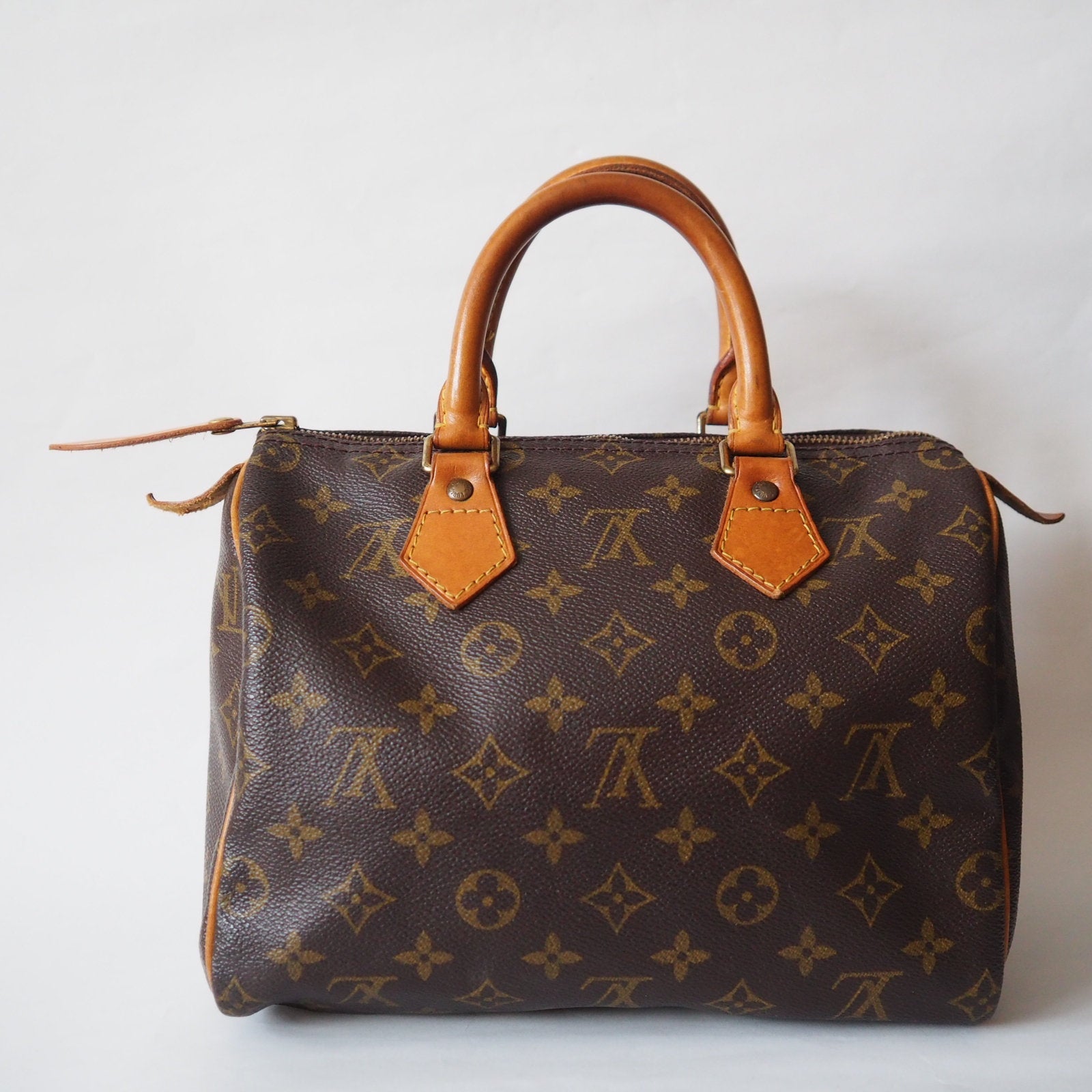 LOUIS VUITTON Speedy 25 Monogram Boston Hand Bag M41528 Purse Authentic