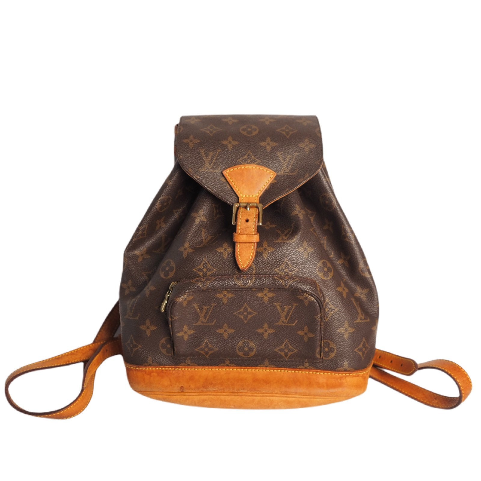 LOUIS VUITTON Monogram Montsouris MM Unisex  Backpack  Authentic With Dust bag