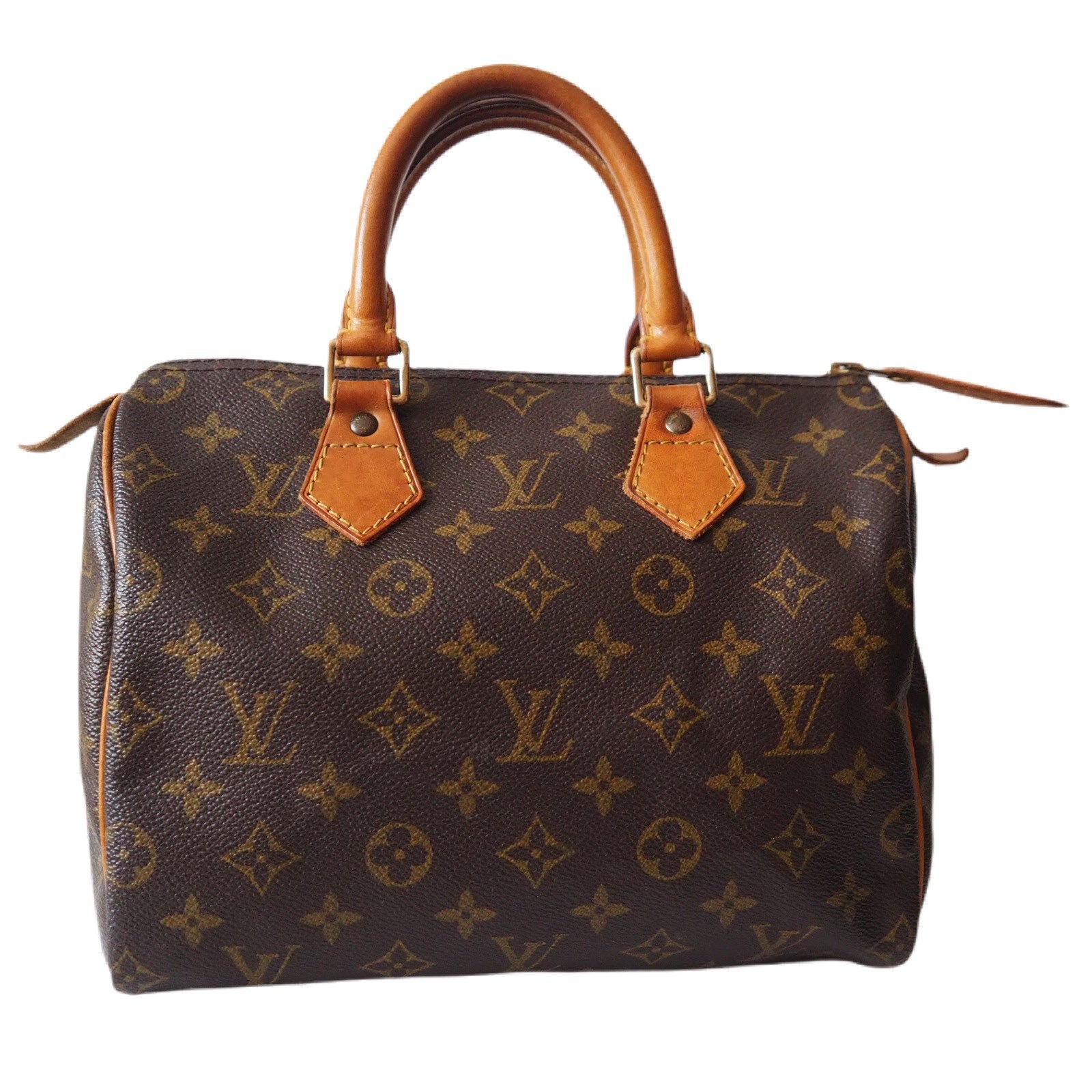 LOUIS VUITTON Speedy 25 Monogram Boston Hand Bag M41528 Purse Authentic