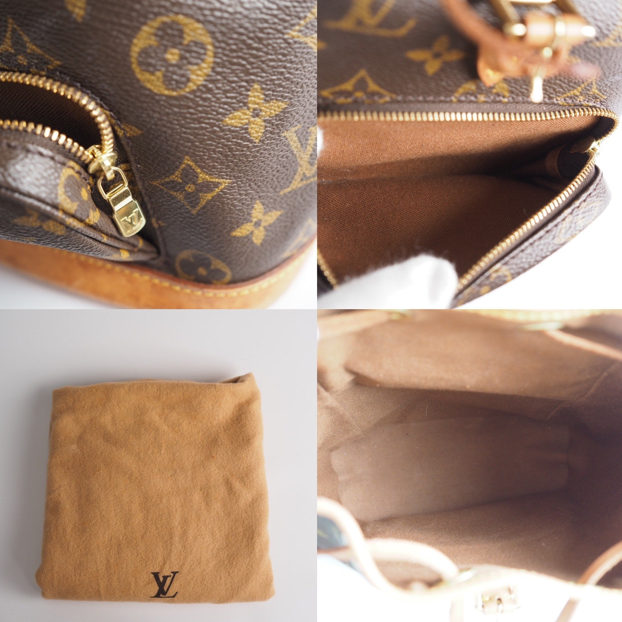 LOUIS VUITTON Monogram Montsouris Unisex  Backpack  Authentic