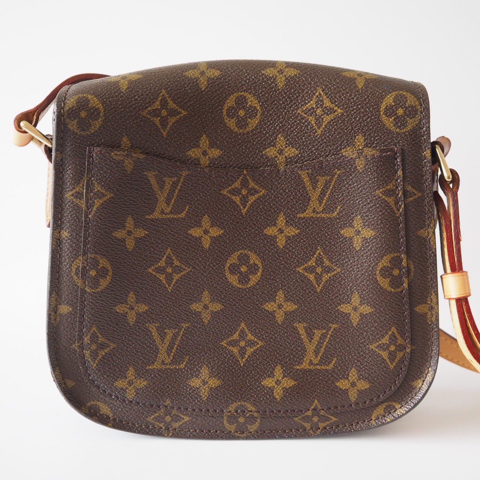 Louis Vuitton  Monogram Saint Cloud MM Shoulder Bag lV Authentic