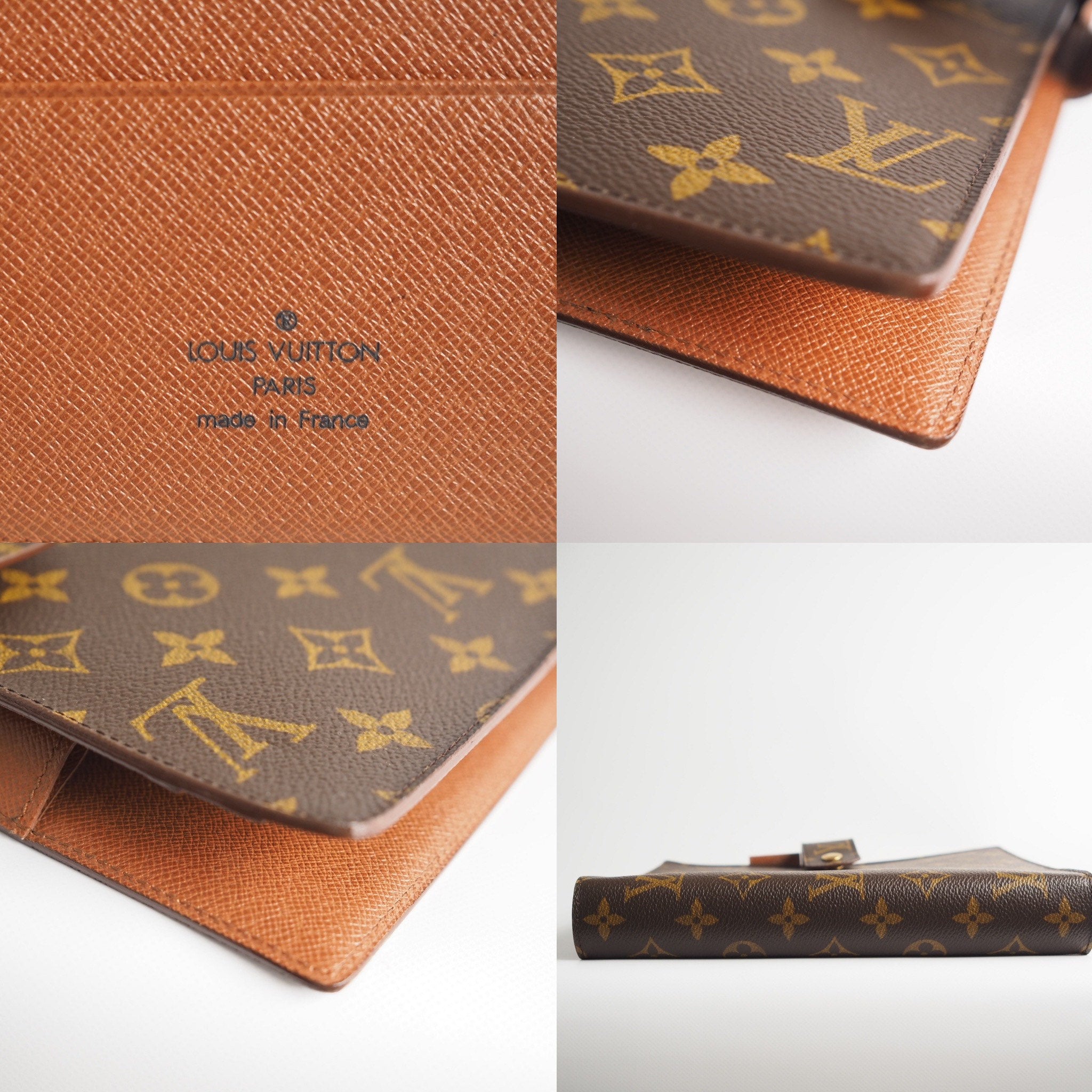 Louis Vuitton Monogram Agenda GM Day Planner Cover Authentic