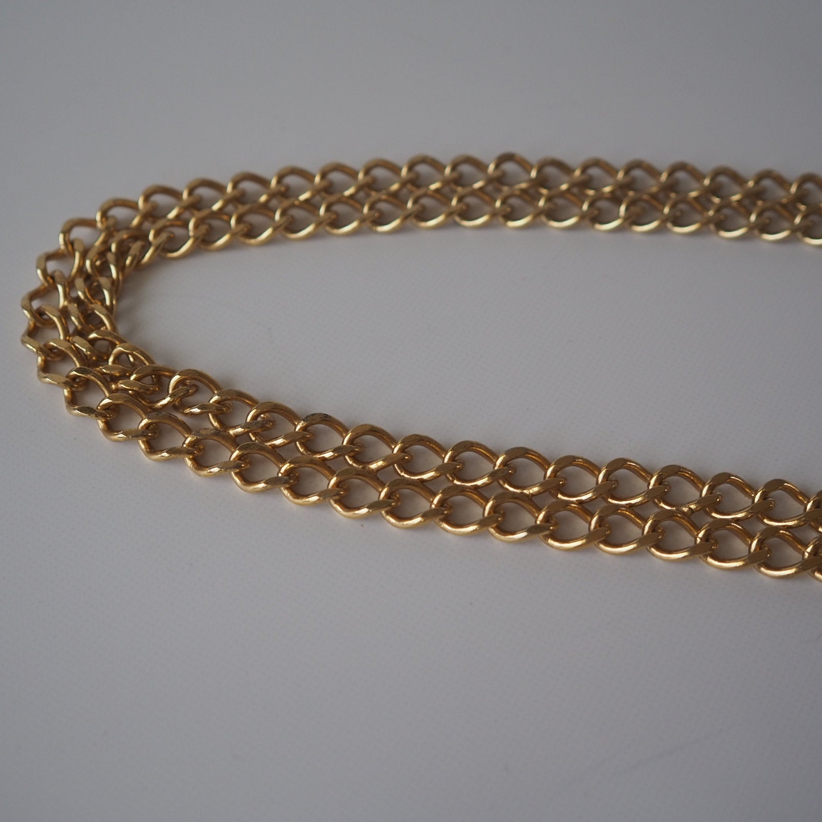 CHANEL Chain Belt CC Gold color  Authentic