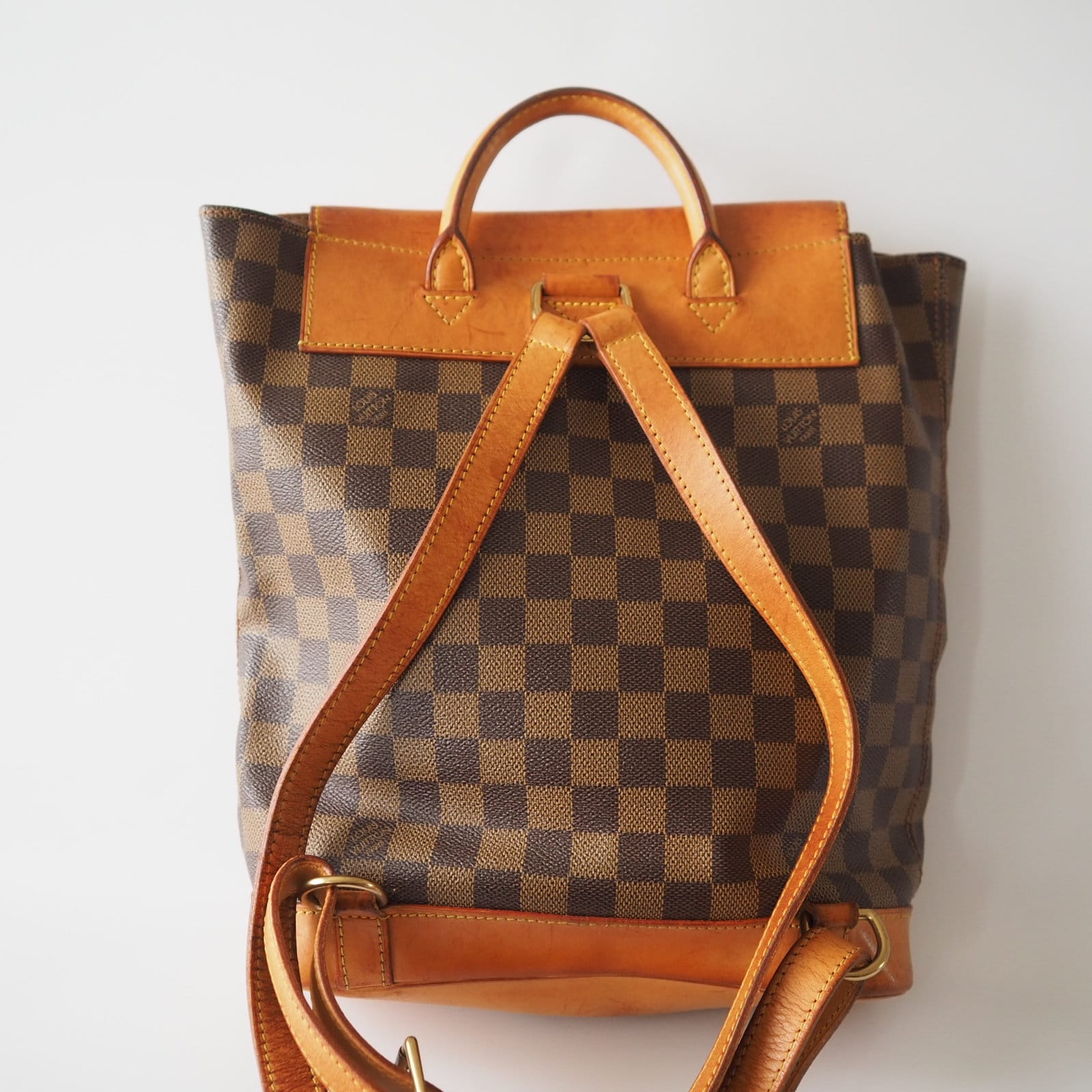 LOUIS VUITTON Damier Ebene Arlucan Backpack N99038 Authentic