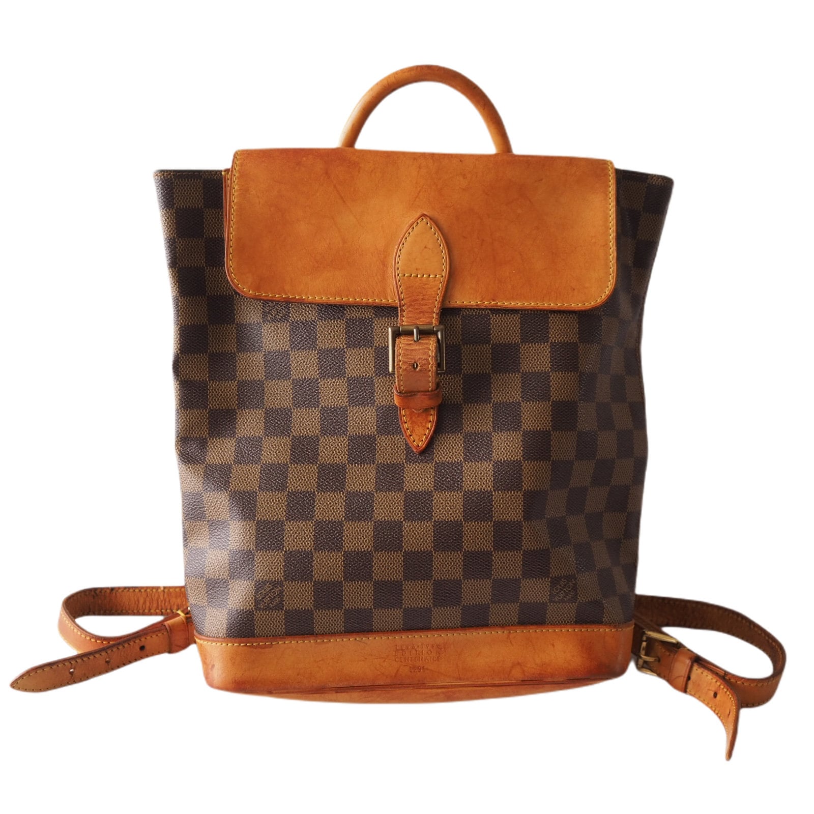 LOUIS VUITTON Damier Ebene Arlucan Backpack N99038 Authentic